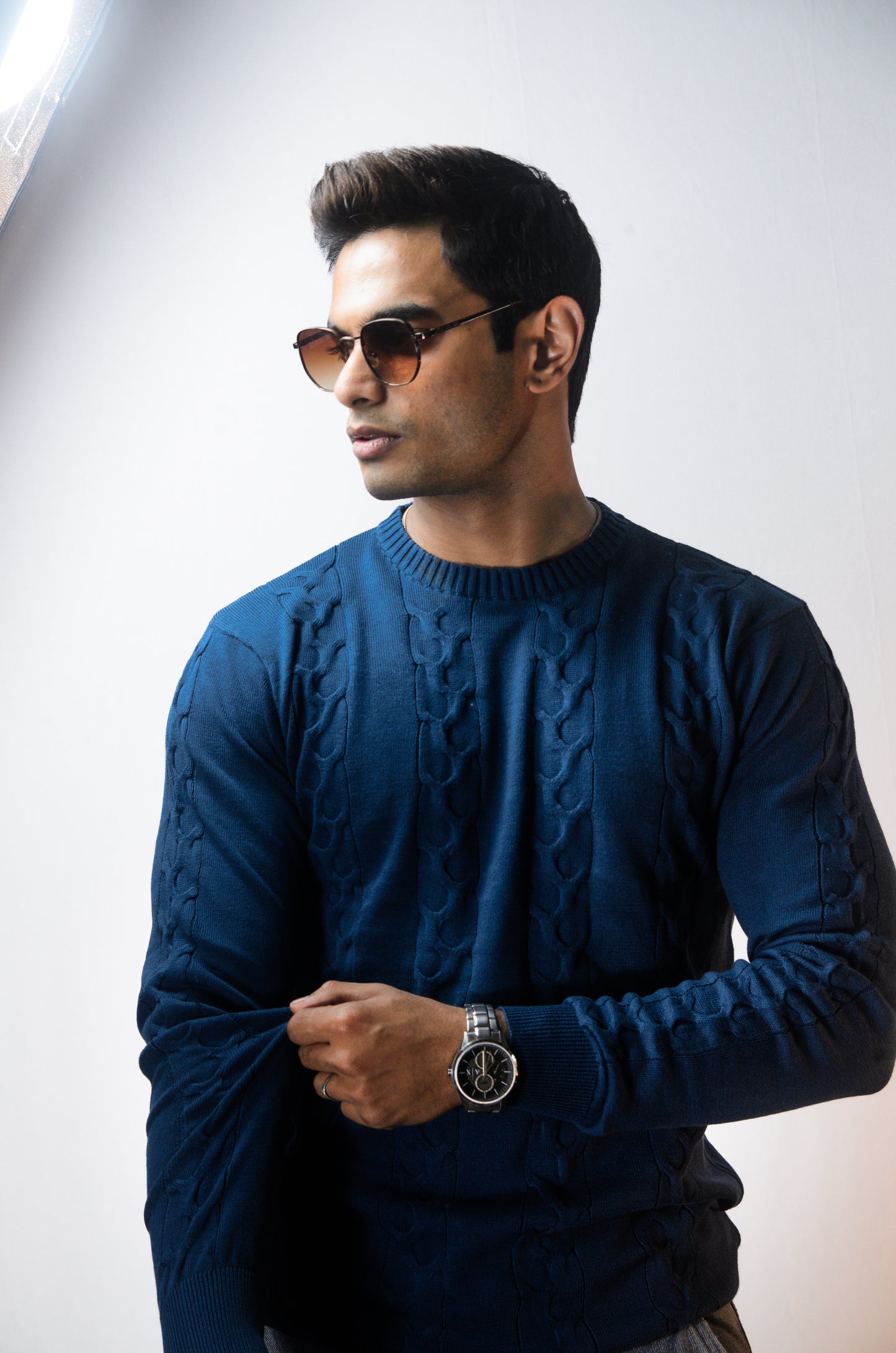The Ashford Full Sleeve Knitted Tshirt - TURKISH