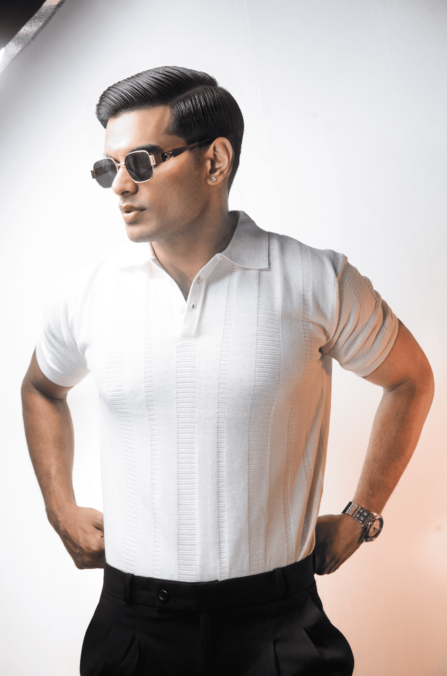 Alveron  Polo - WHITE