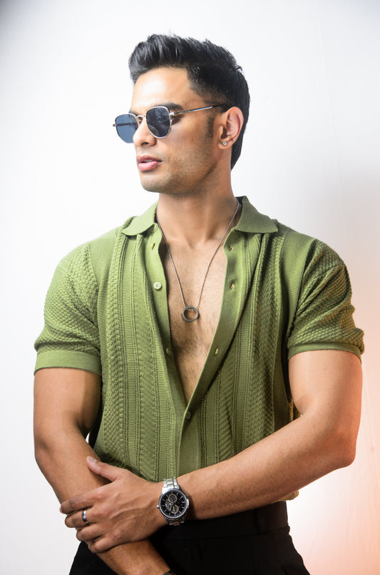 Rivoli Knitted Shirt - PISTA