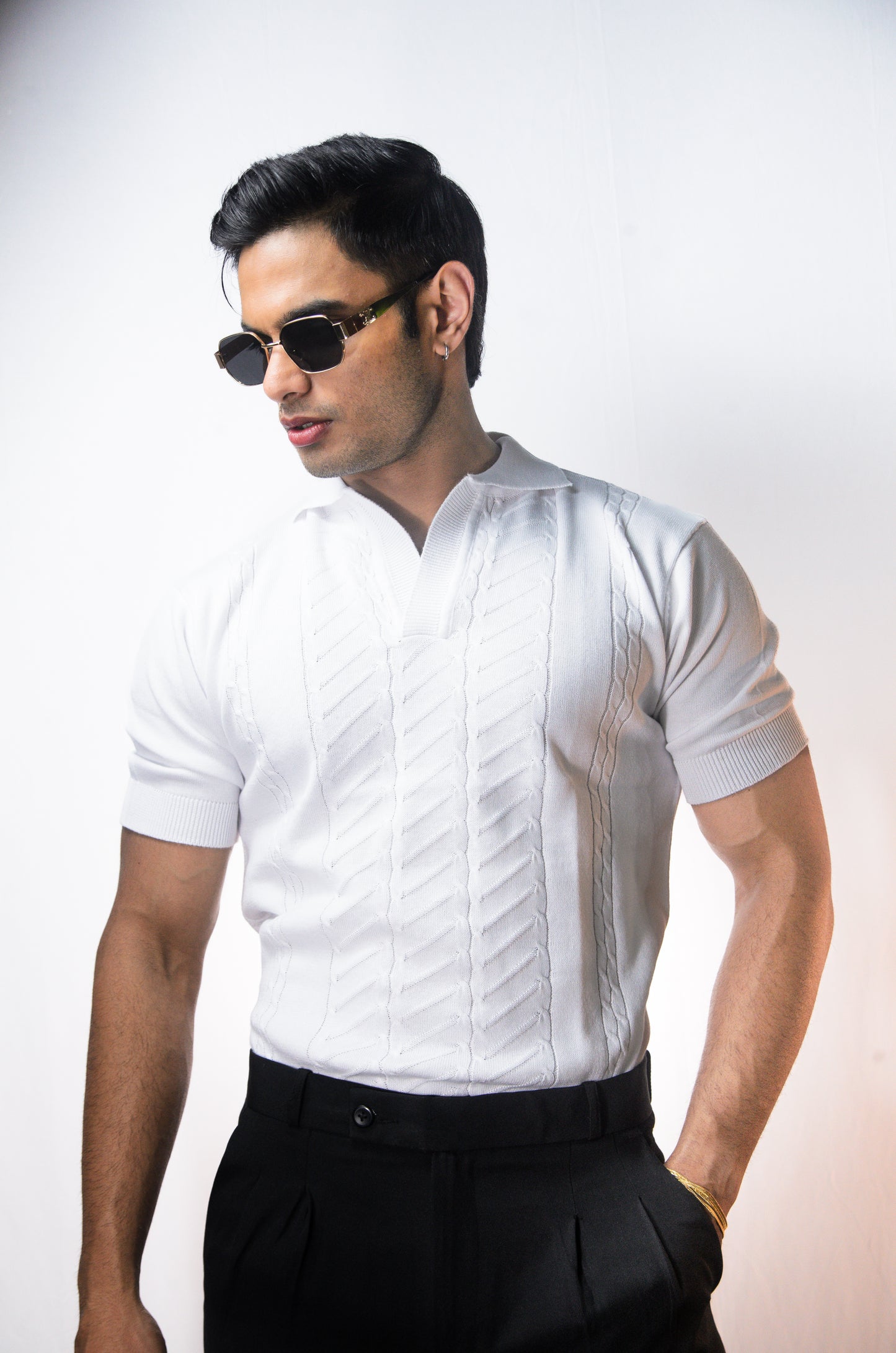 Grand Tour Polo-WHITE