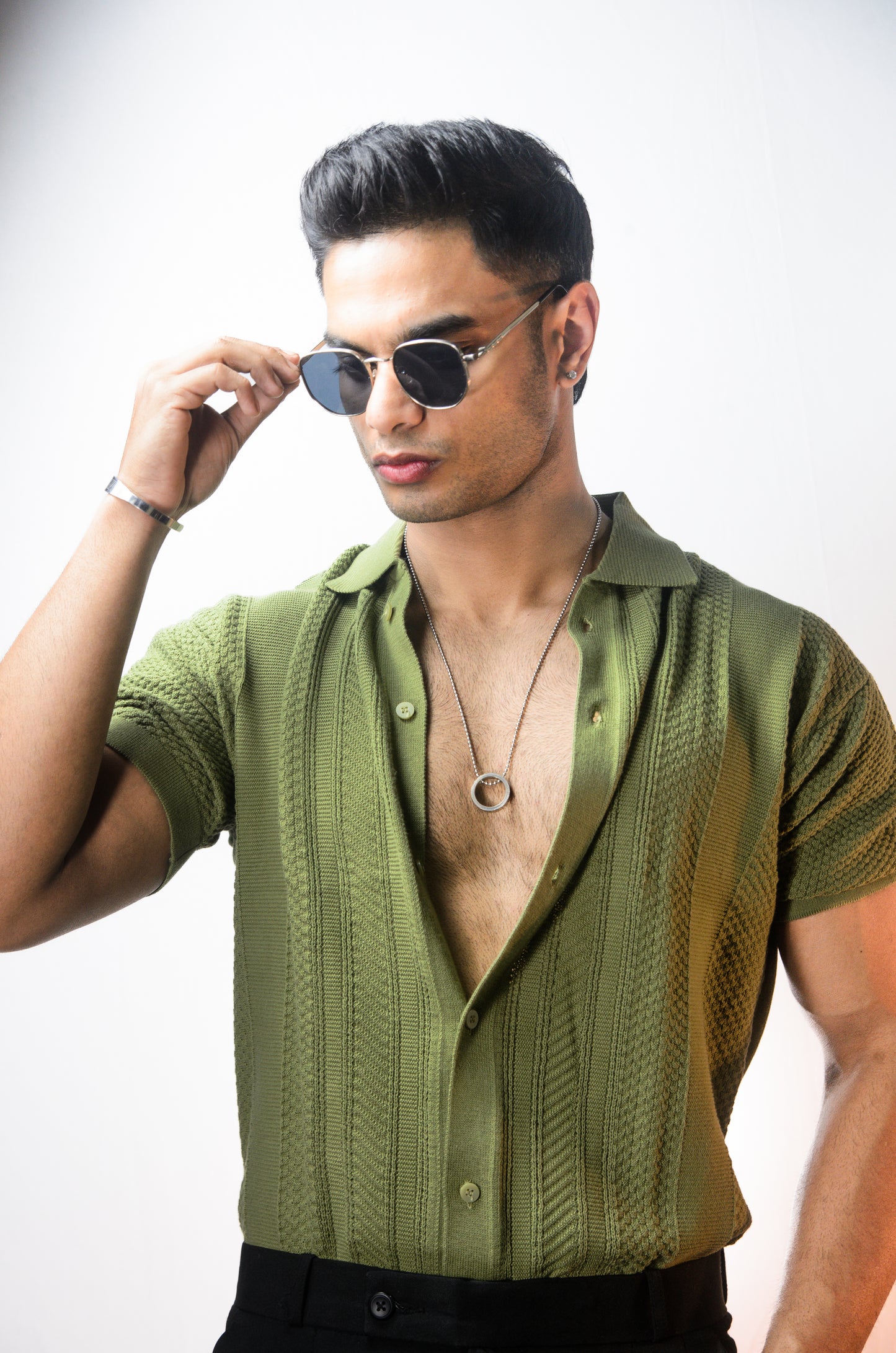 Rivoli Knitted Shirt - PISTA
