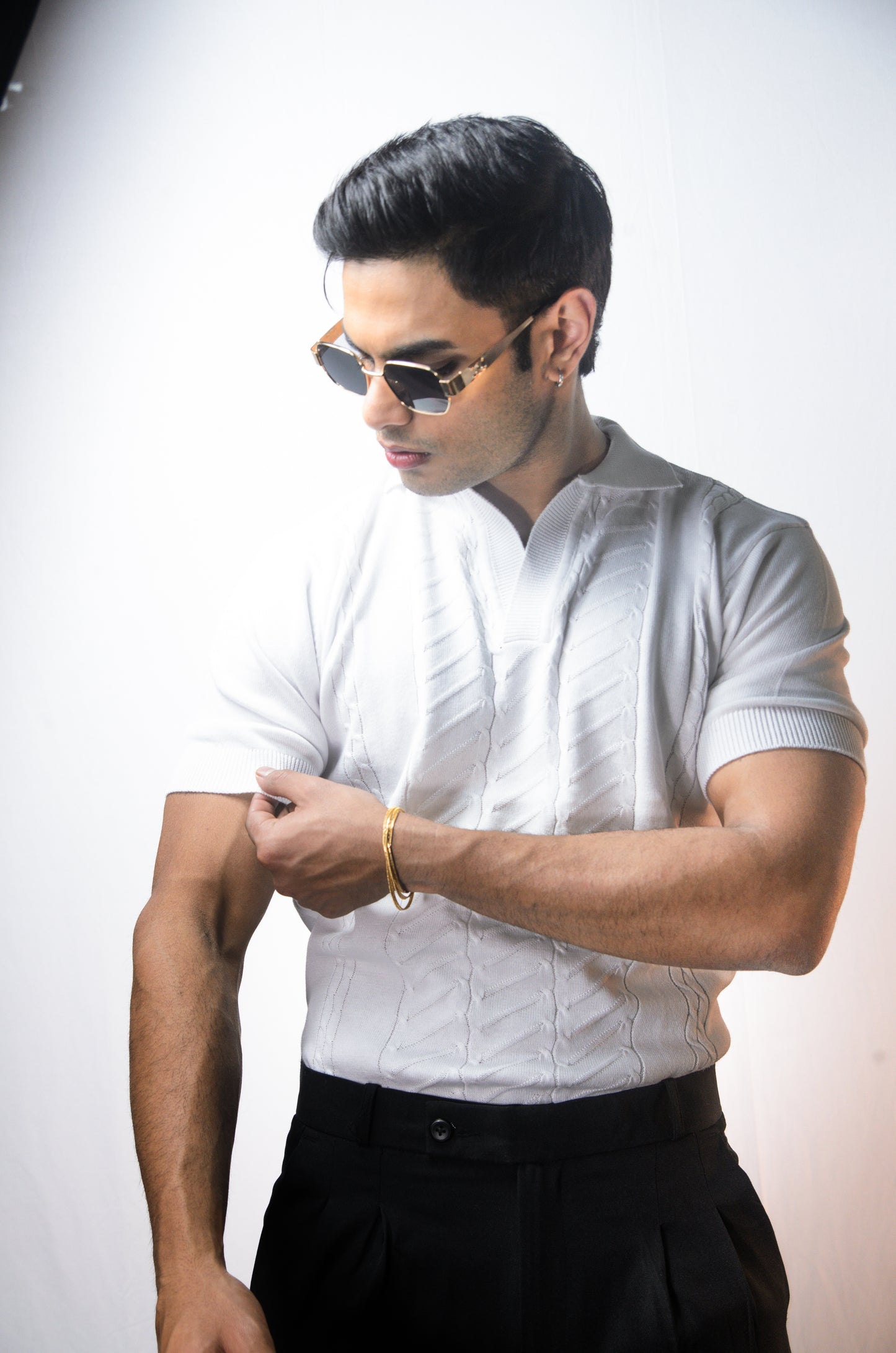 Grand Tour Polo-WHITE