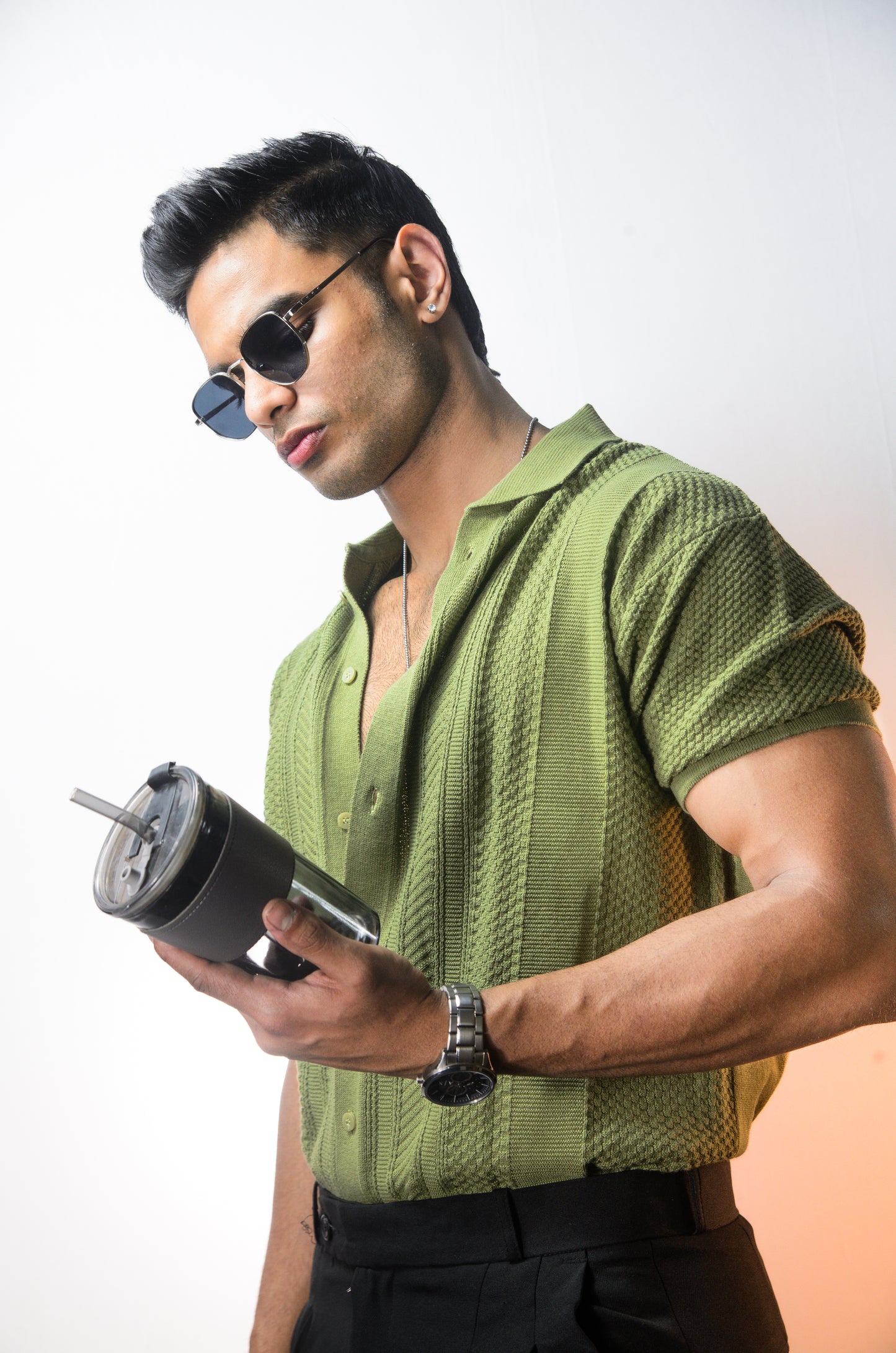 Rivoli Knitted Shirt - PISTA