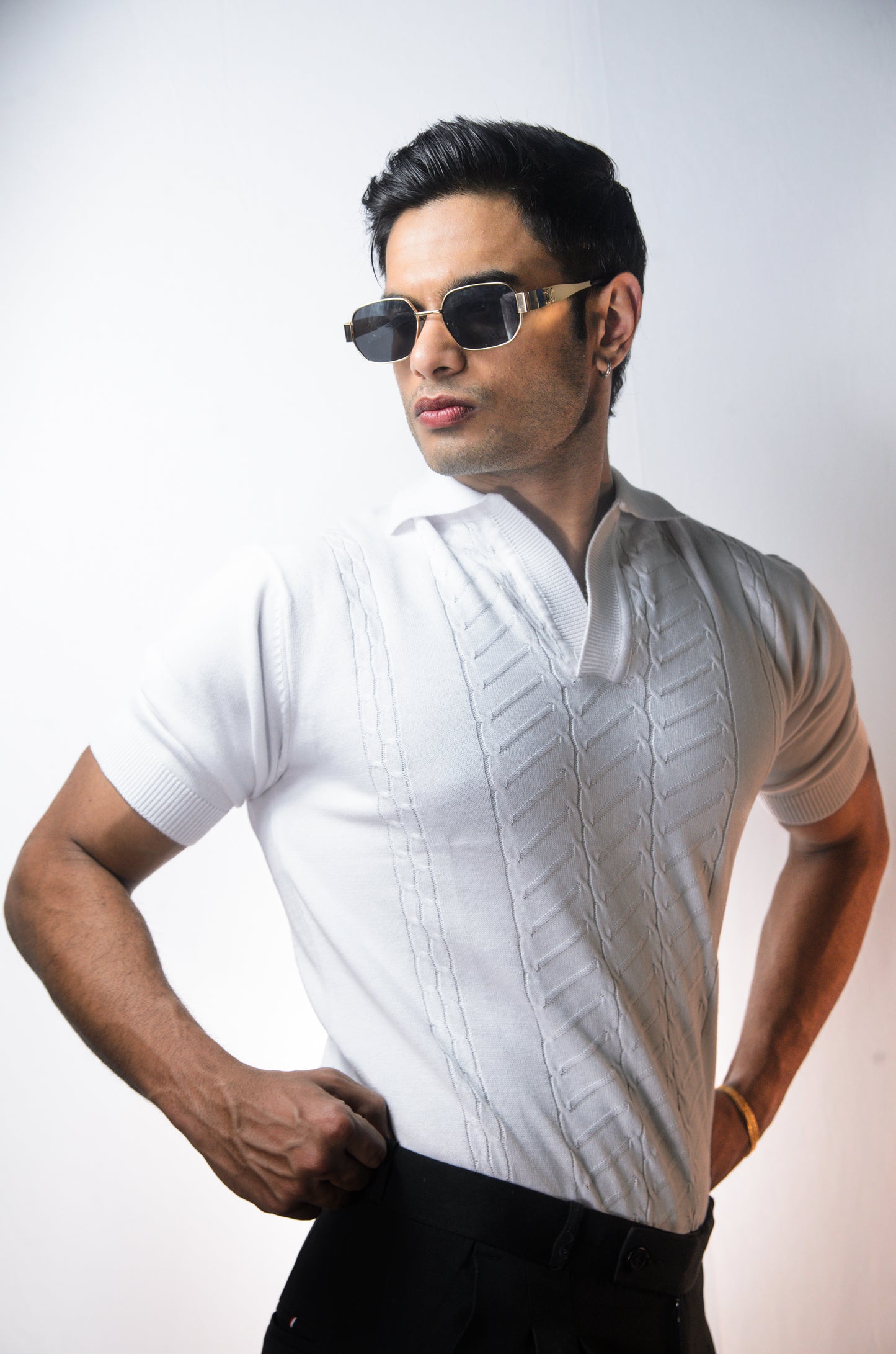 Grand Tour Polo-WHITE