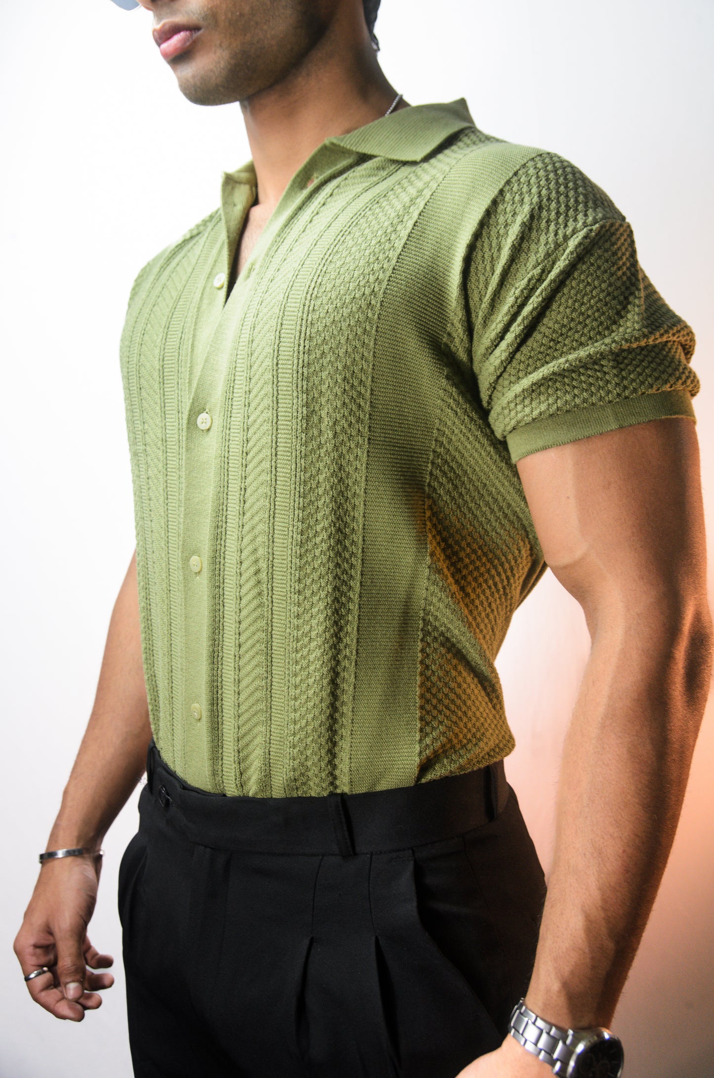 Rivoli Knitted Shirt - PISTA
