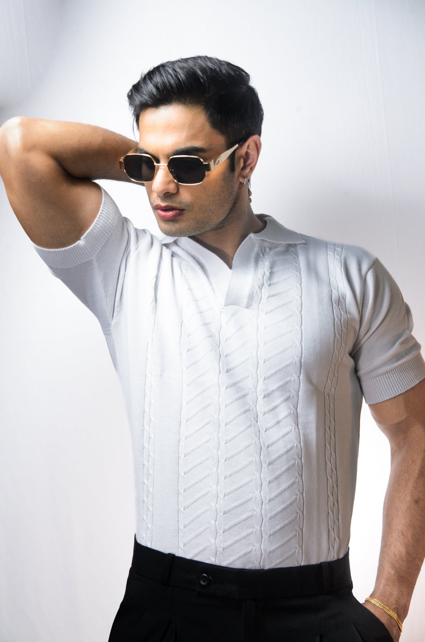 Grand Tour Polo-WHITE