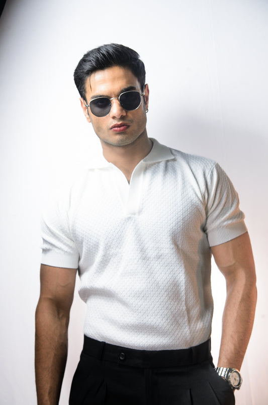 Summer Breeze Polo-WHITE