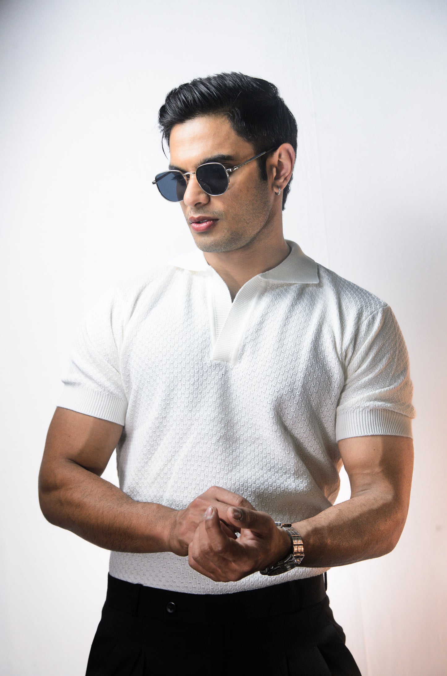 Summer Breeze Polo-WHITE