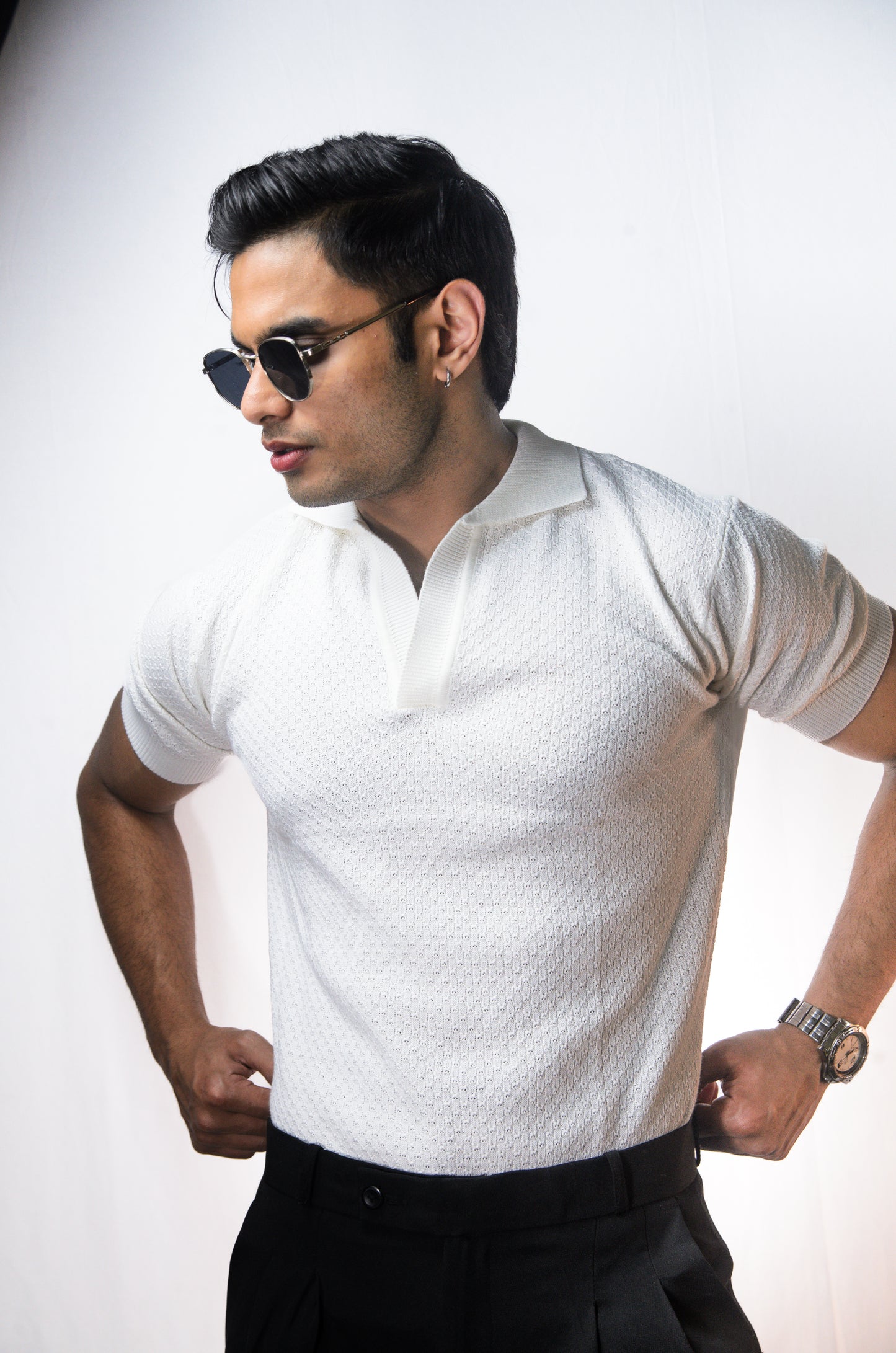 Summer Breeze Polo-WHITE