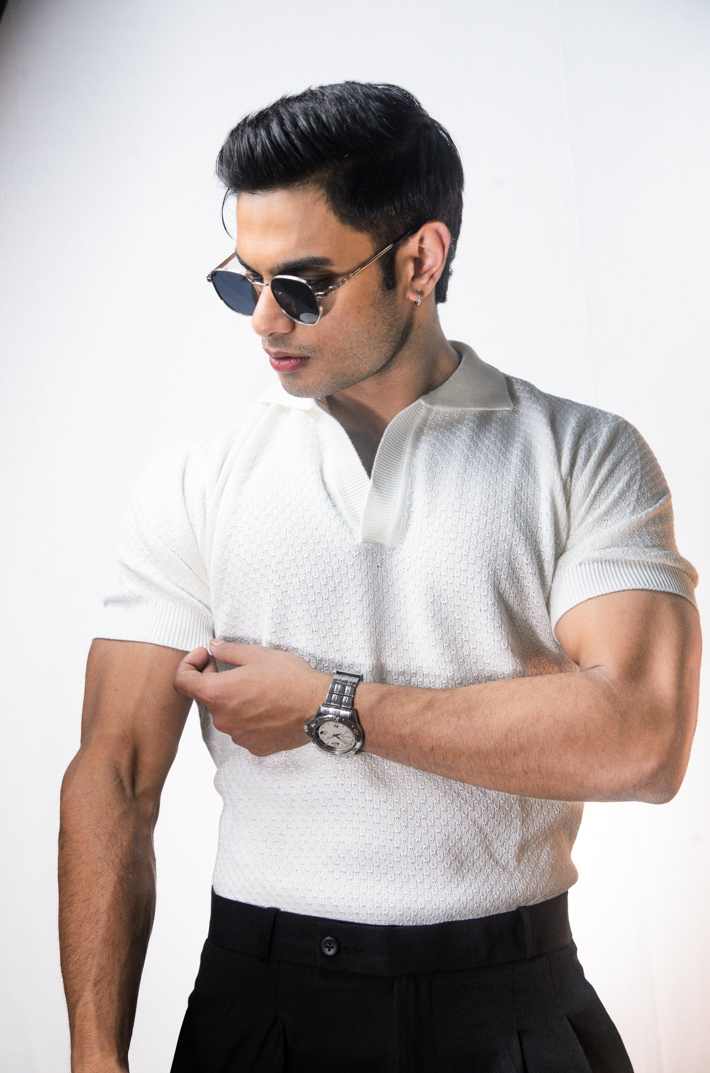 Summer Breeze Polo-WHITE