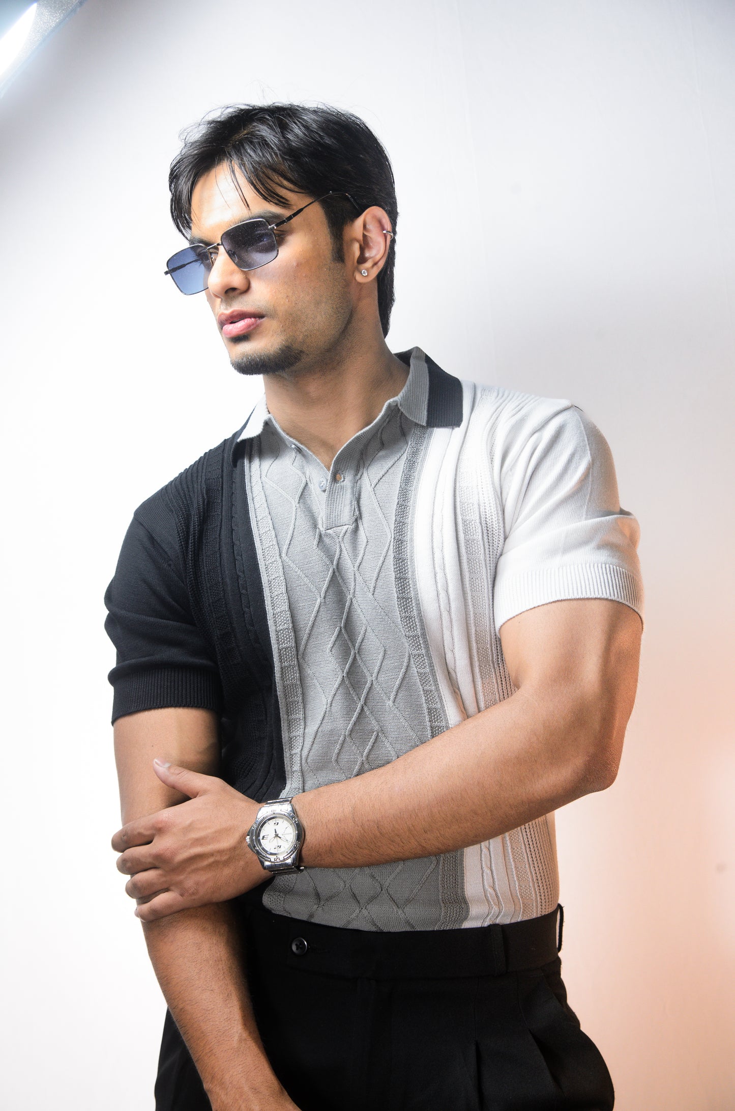 Norvane Knit Polo - GREY
