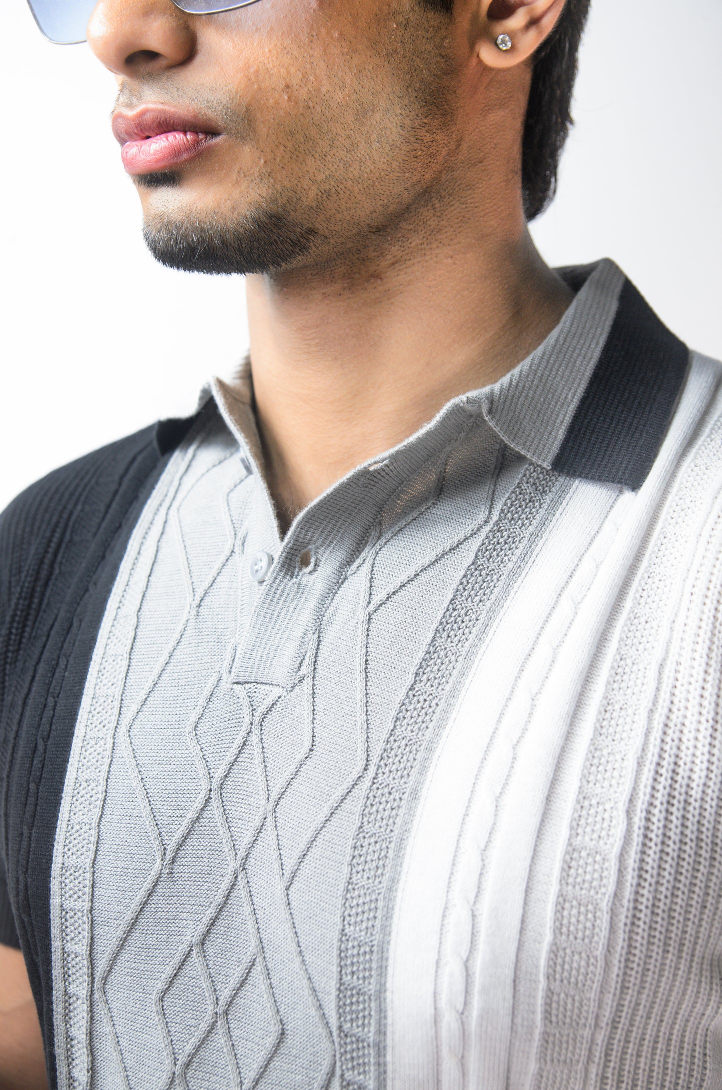 Norvane Knit Polo - GREY