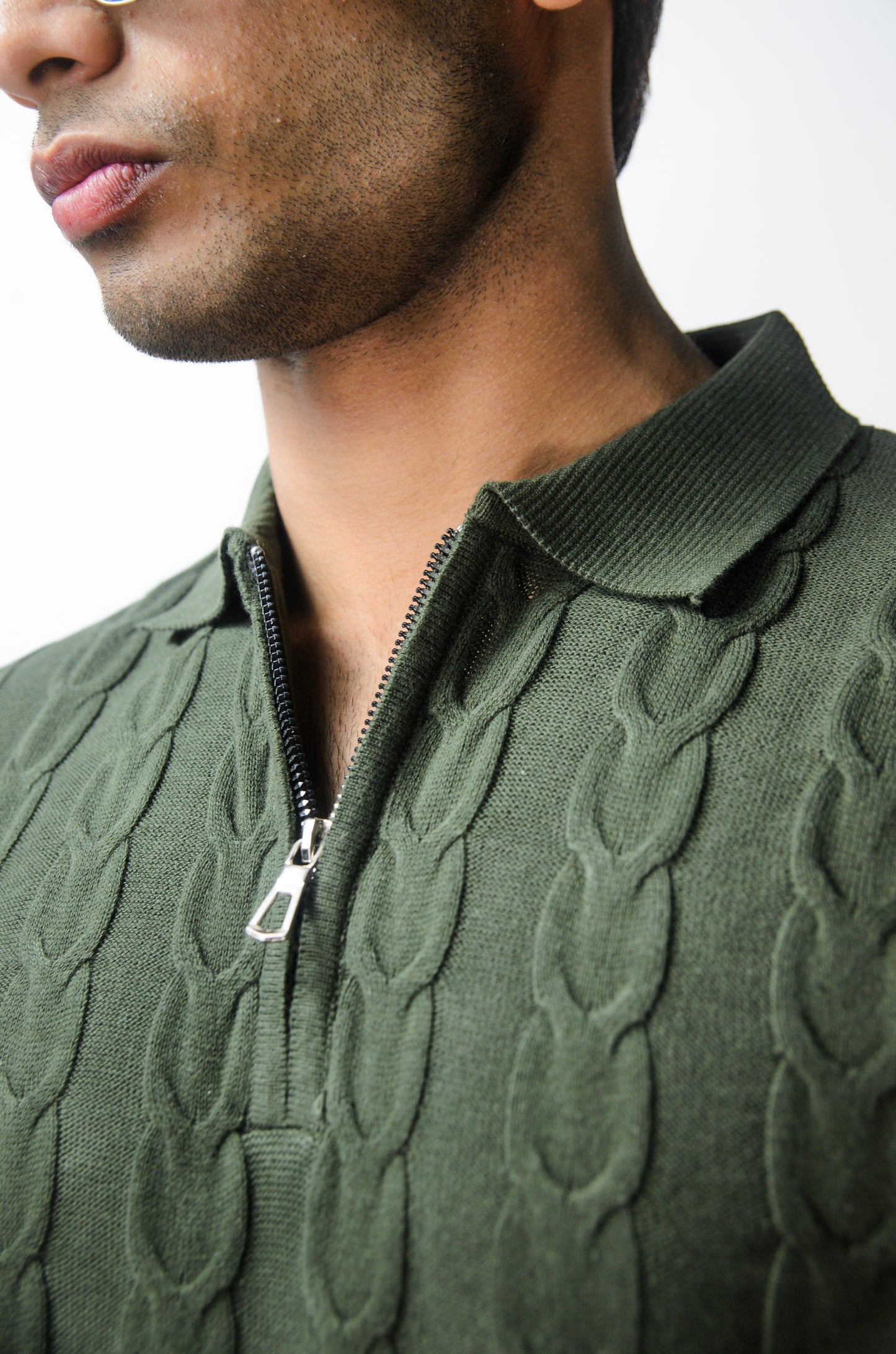 The Oakmont Knit T-Shirt- Olive
