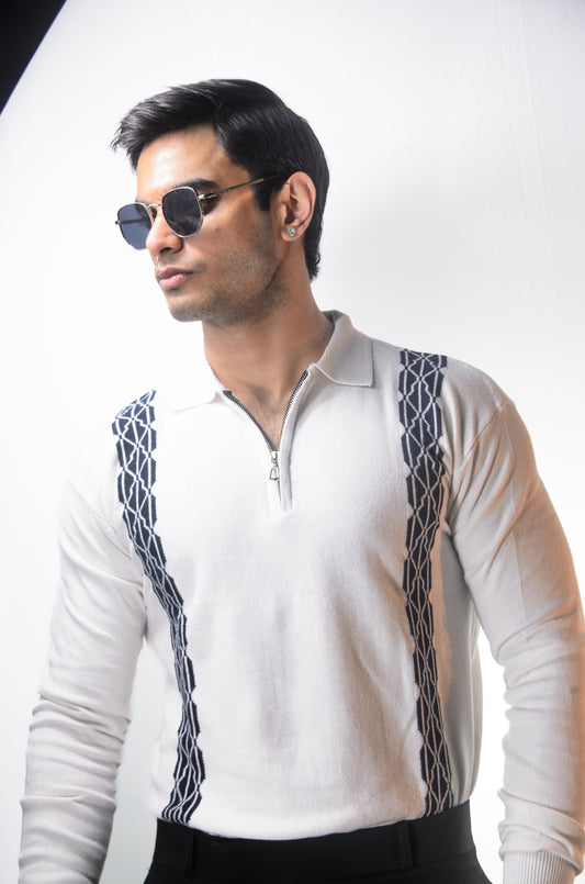 The Corleone Full Sleeve Tshirt - WHITE