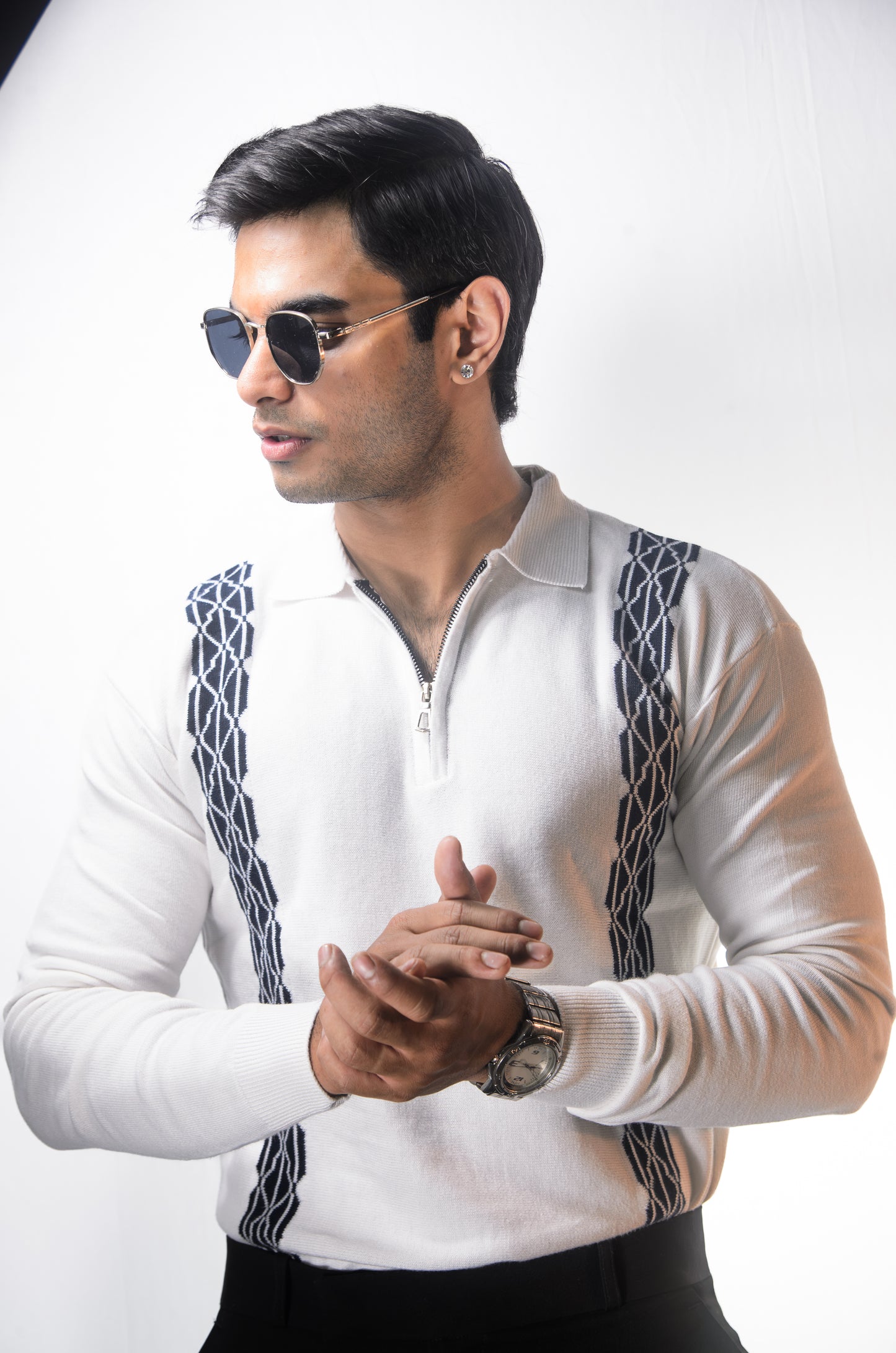 The Corleone Full Sleeve Tshirt - WHITE