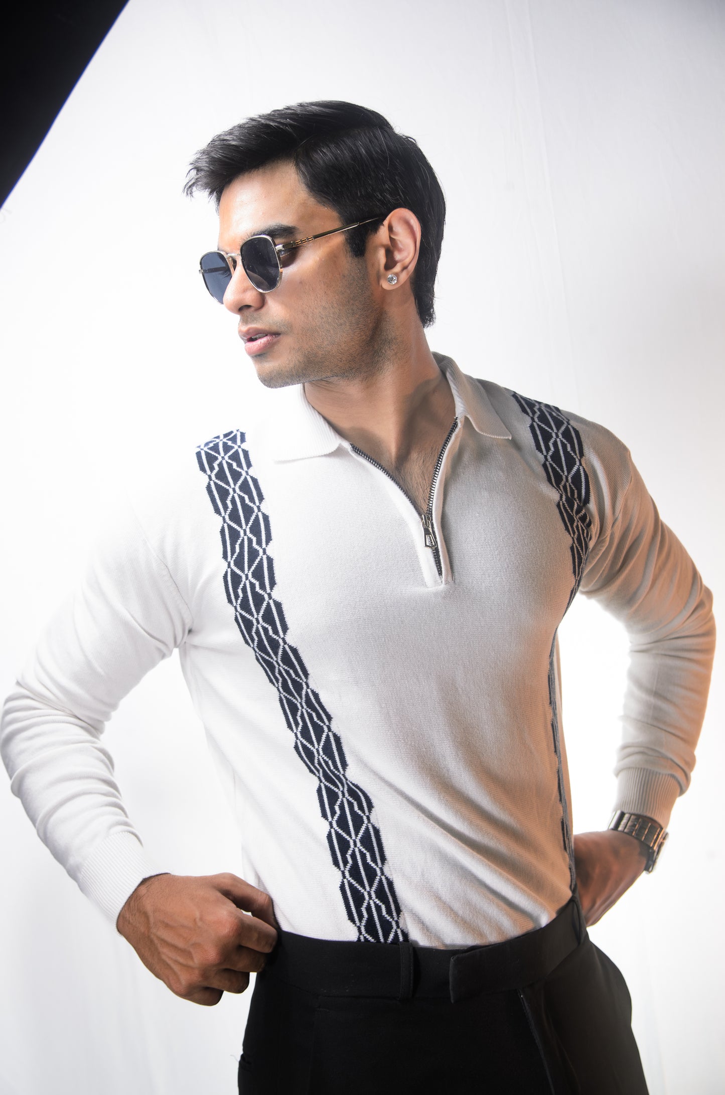 The Corleone Full Sleeve Tshirt - WHITE