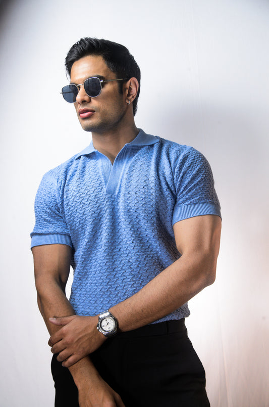 Vienna Classic Polo- SKYBLUE