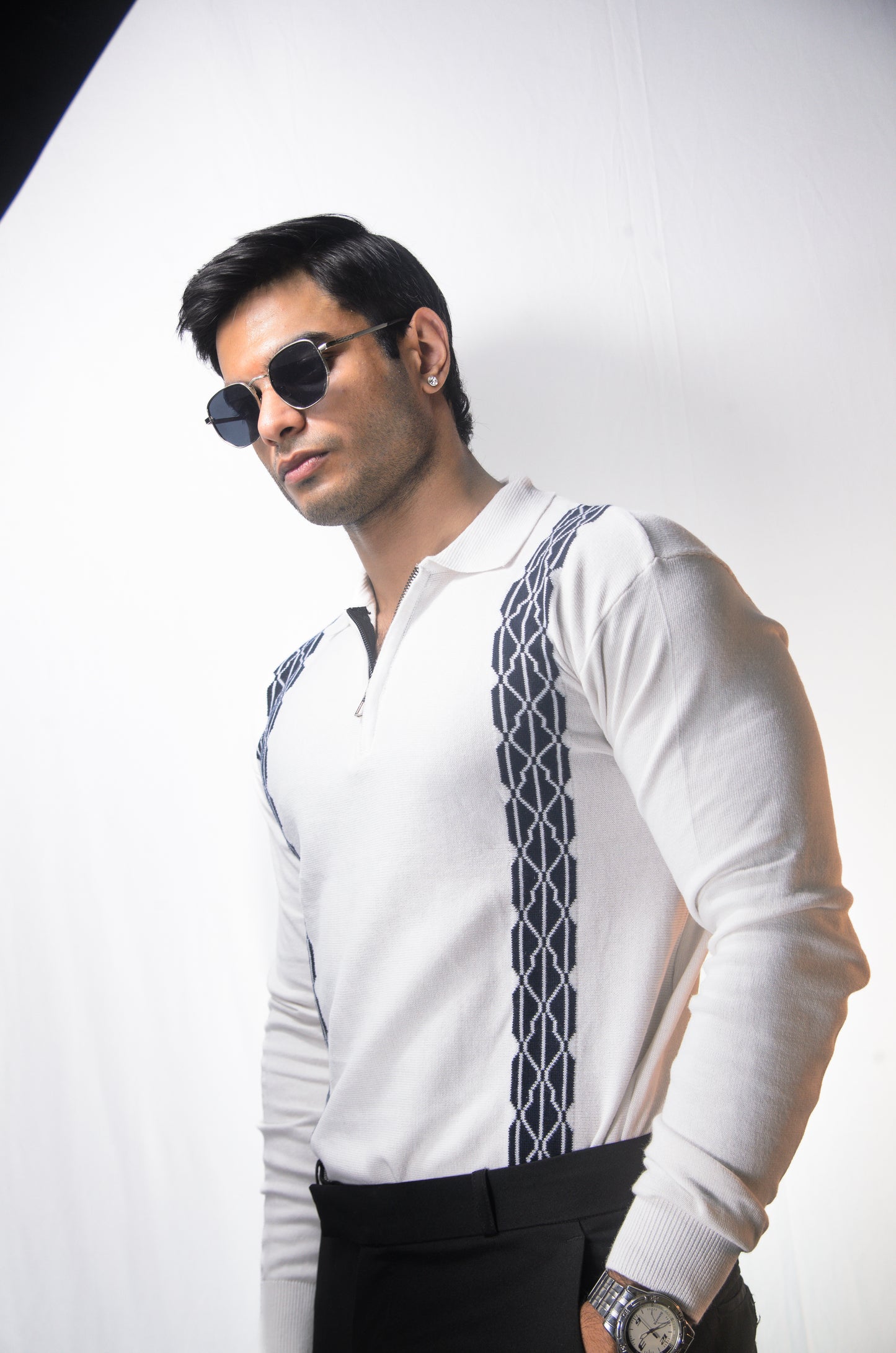 The Corleone Full Sleeve Tshirt - WHITE