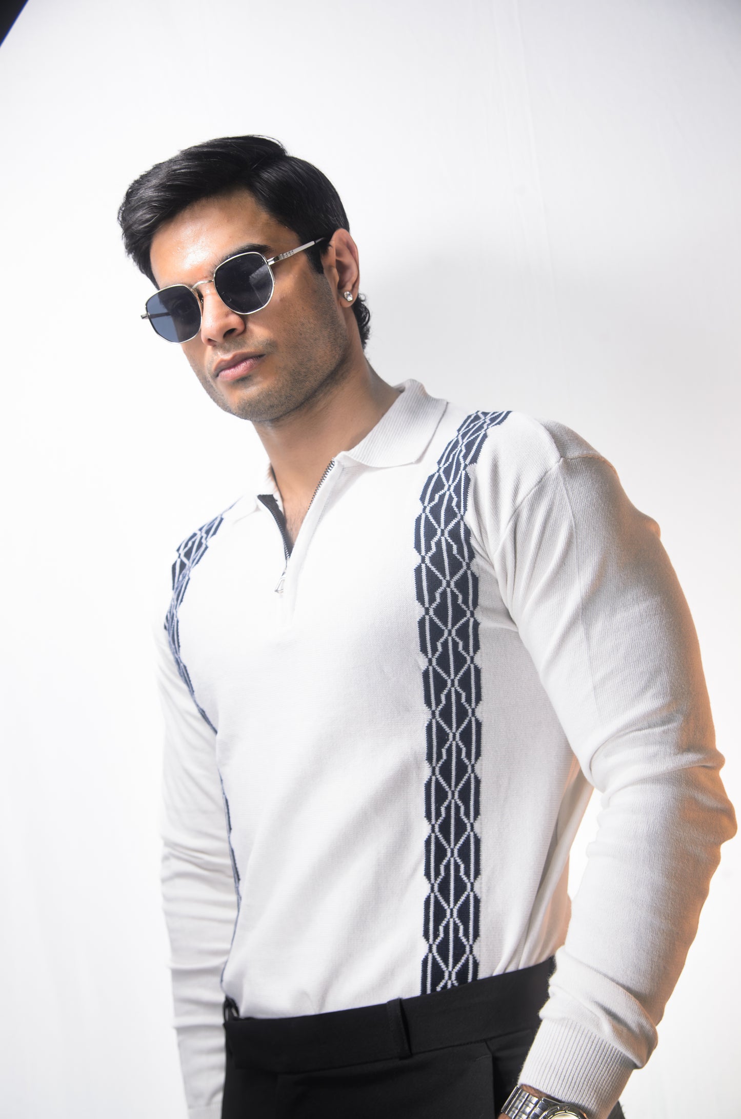 The Corleone Full Sleeve Tshirt - WHITE