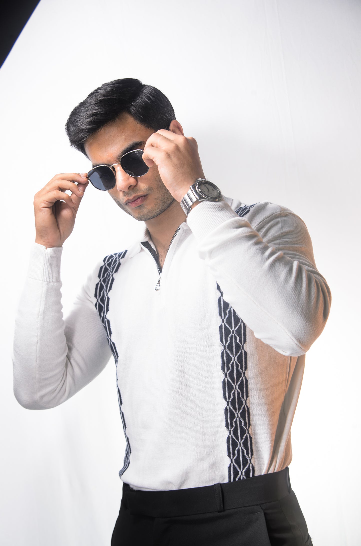The Corleone Full Sleeve Tshirt - WHITE