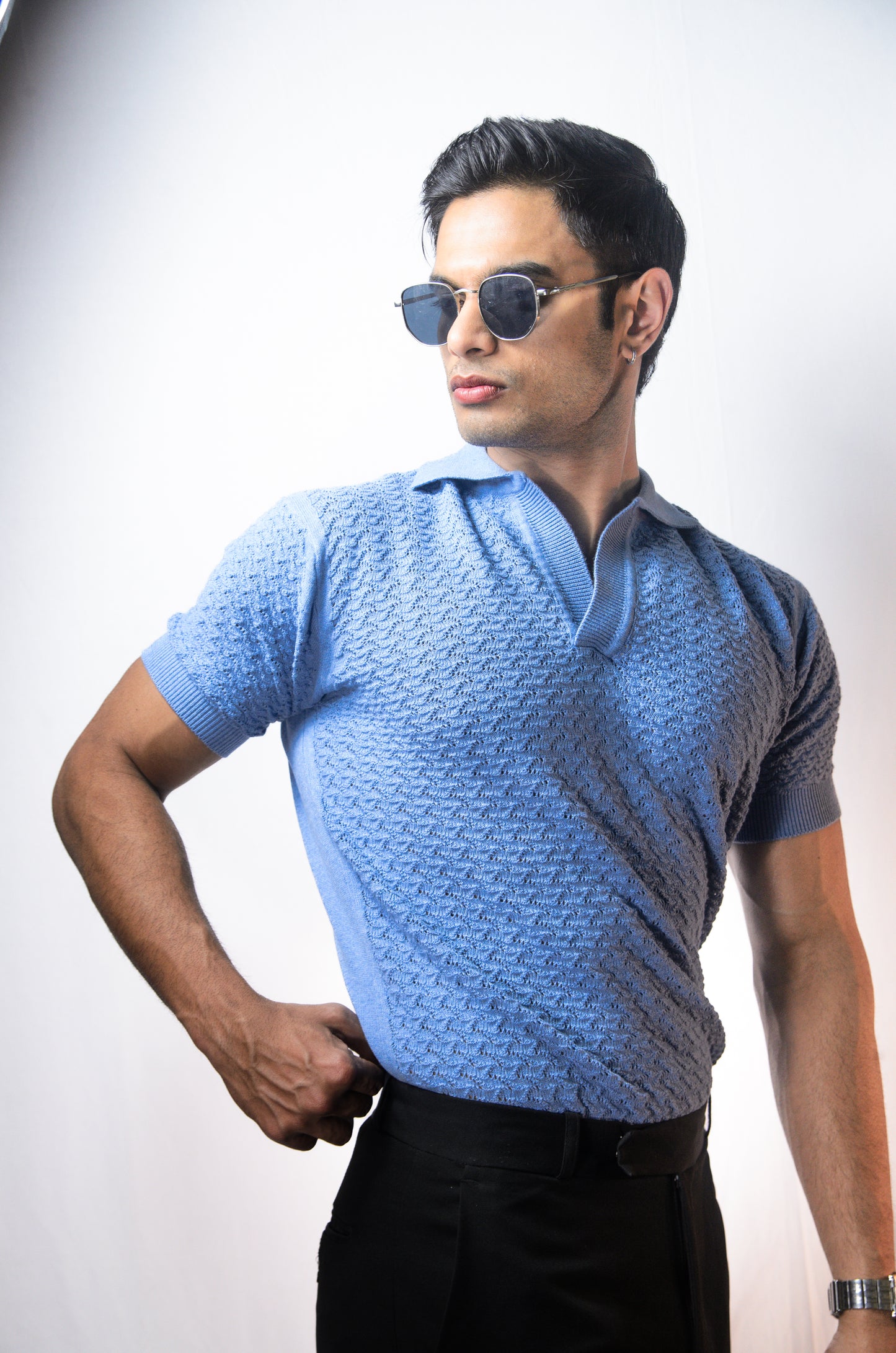 Vienna Classic Polo- SKYBLUE