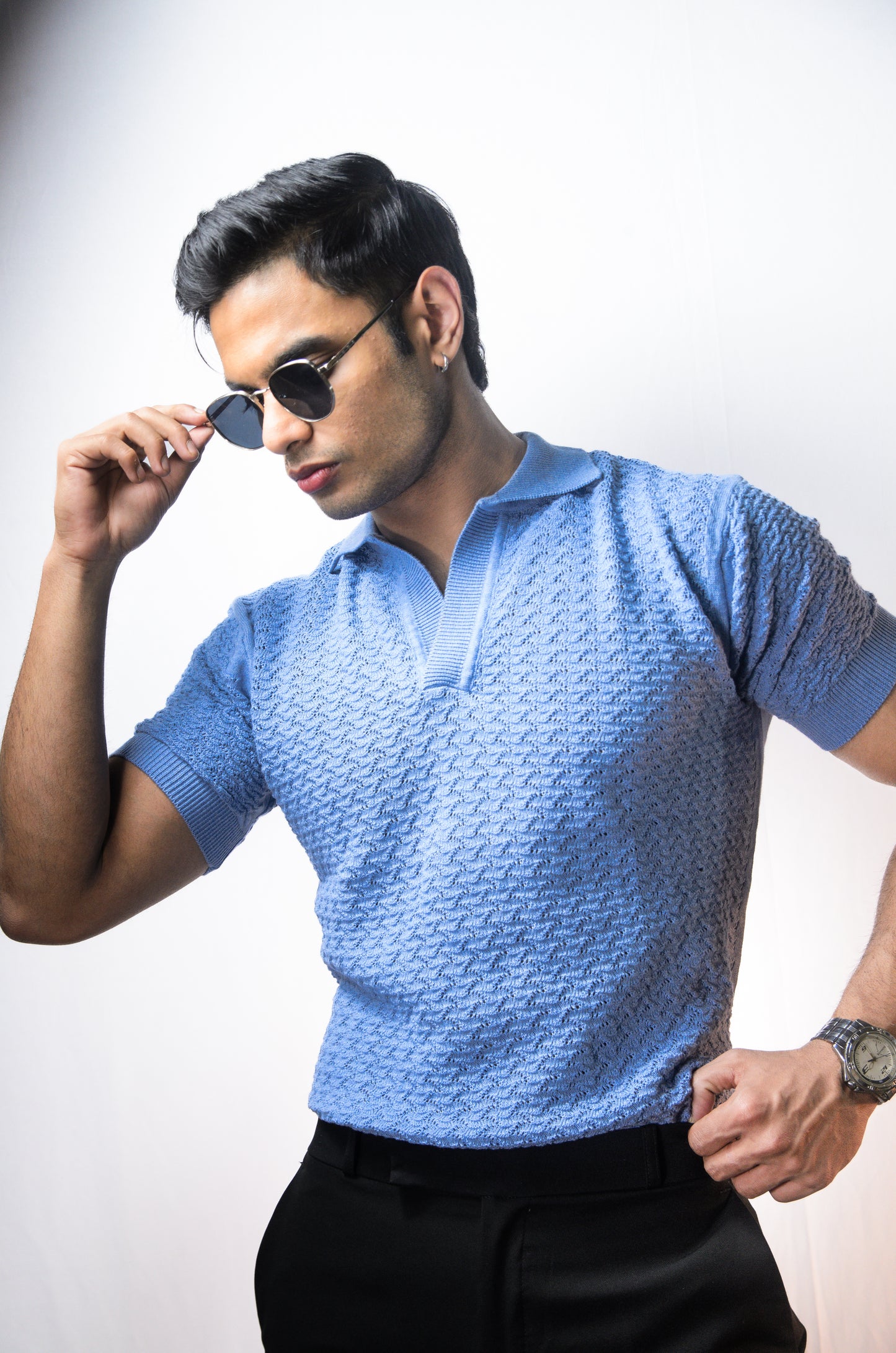 Vienna Classic Polo- SKYBLUE