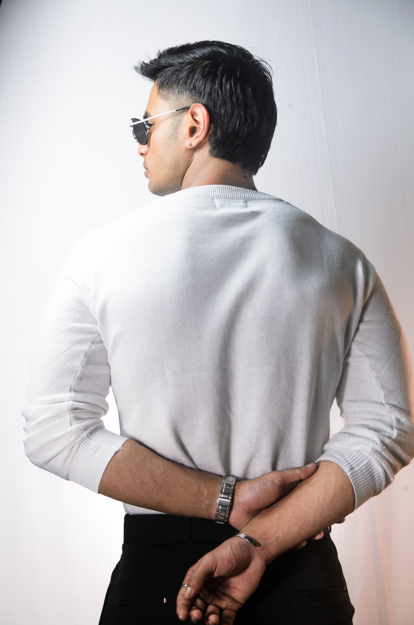 The Arizona Full Sleeve Polo T-Shirt - WHITE