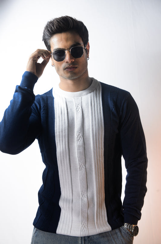 Verona Full Sleeve T-shirt Navy Blue