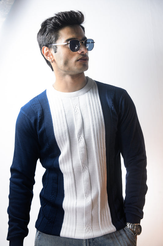 Verona Full Sleeve T-shirt Navy Blue