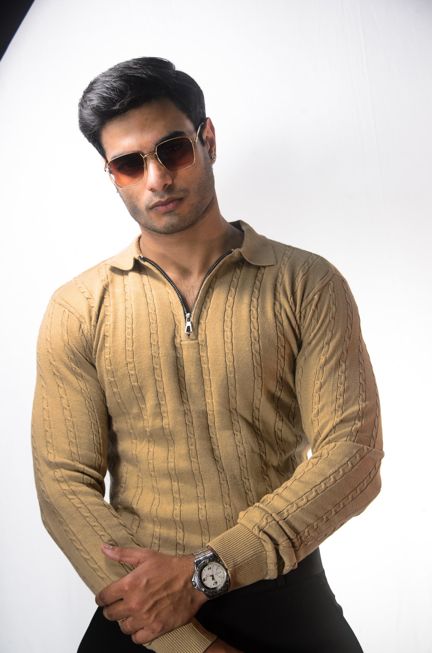 Swiss Elegance Full Sleeve - BEIGE