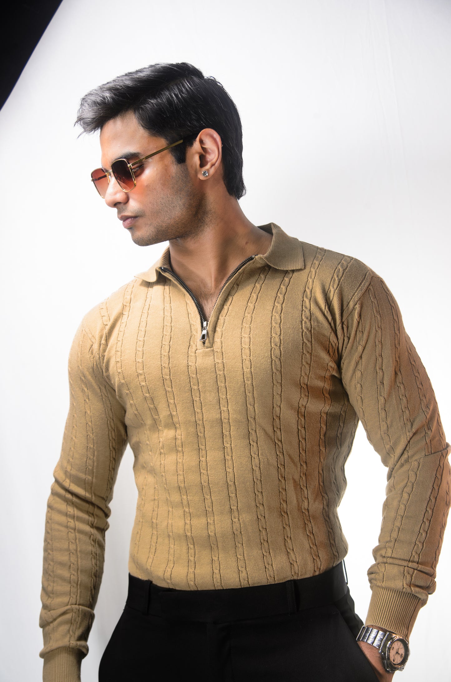 Swiss Elegance Full Sleeve - BEIGE