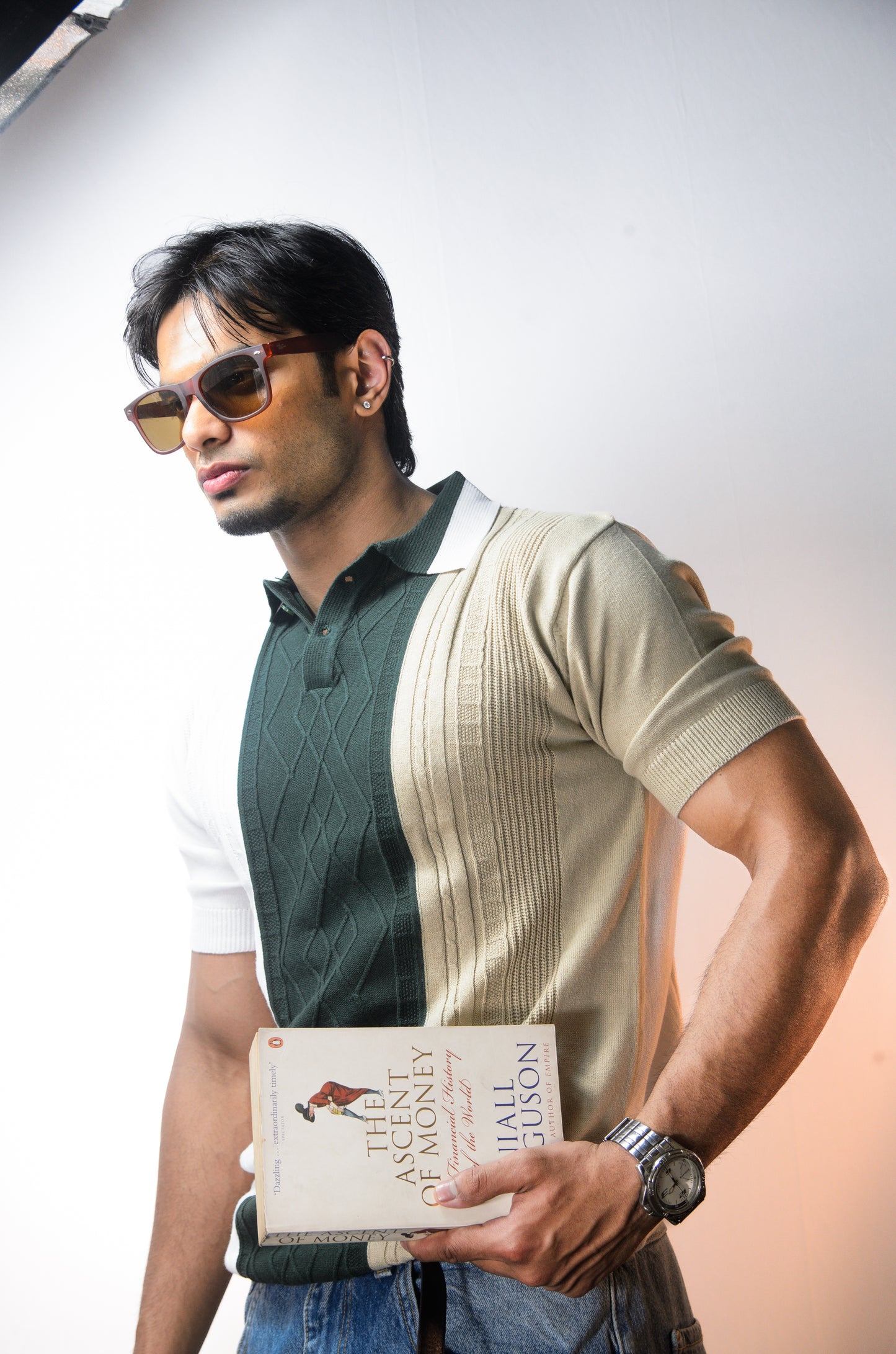 Norvane Knit Polo - BOTTLE GREEN