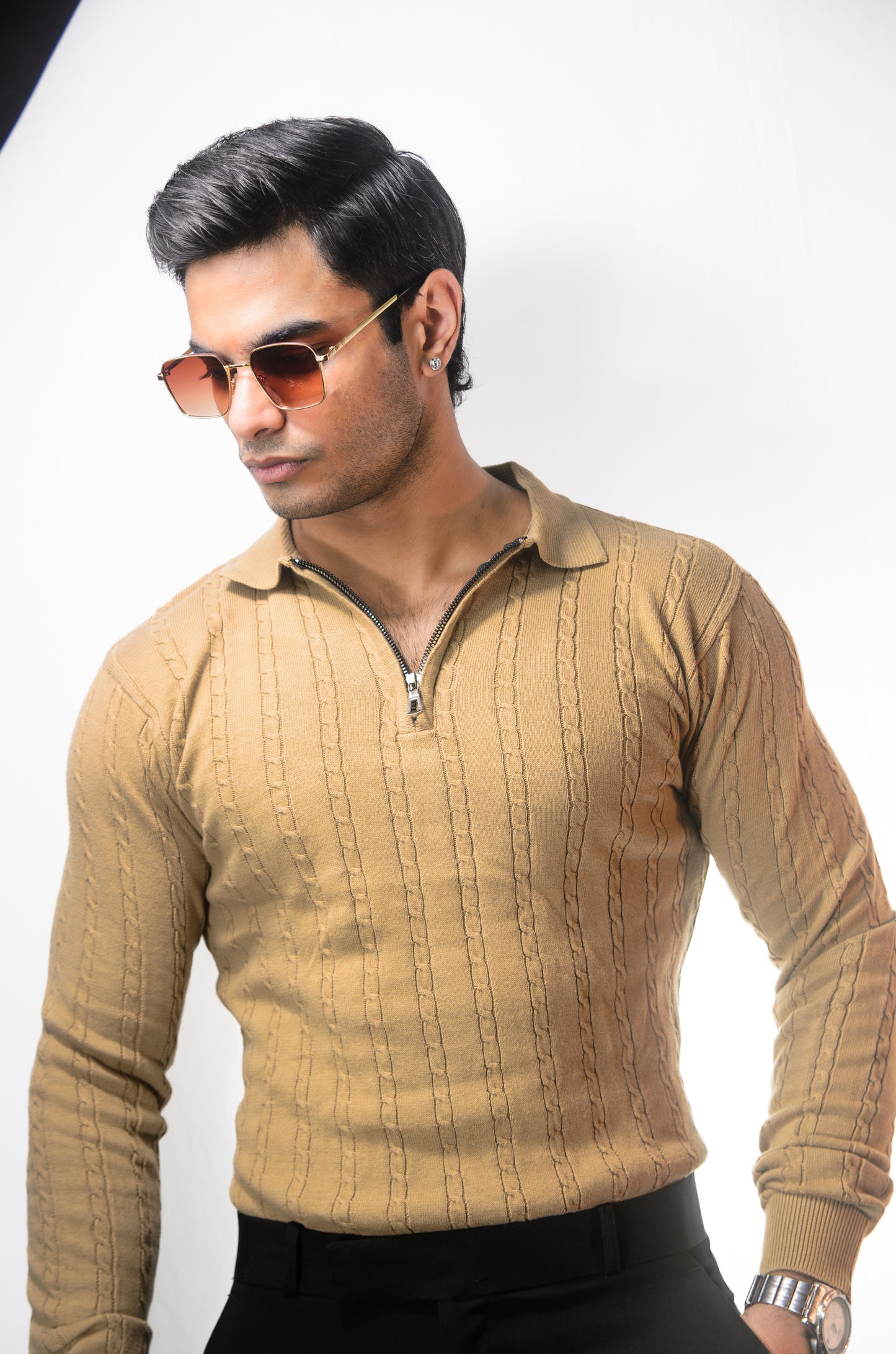 Swiss Elegance Full Sleeve - BEIGE