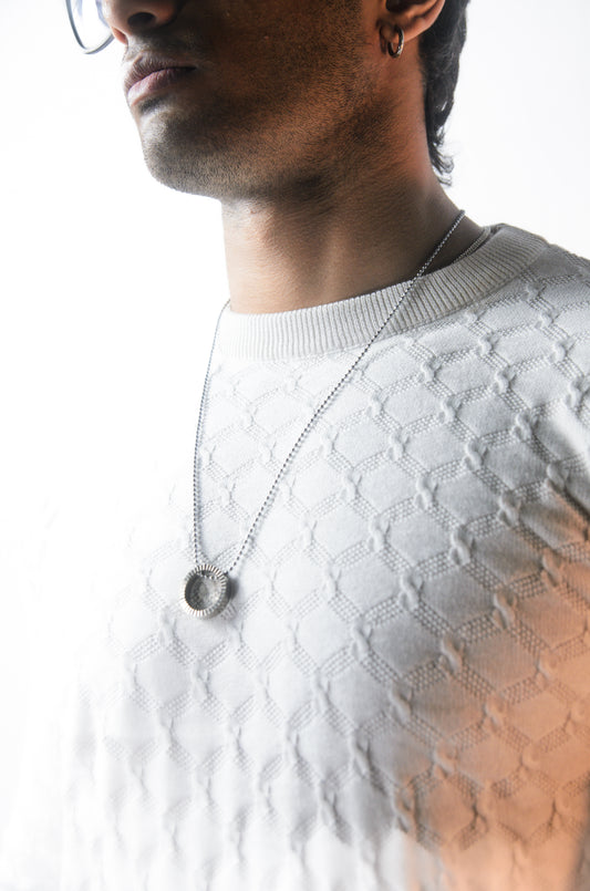 Oslo Luxe Full Sleeve T-shirt -White