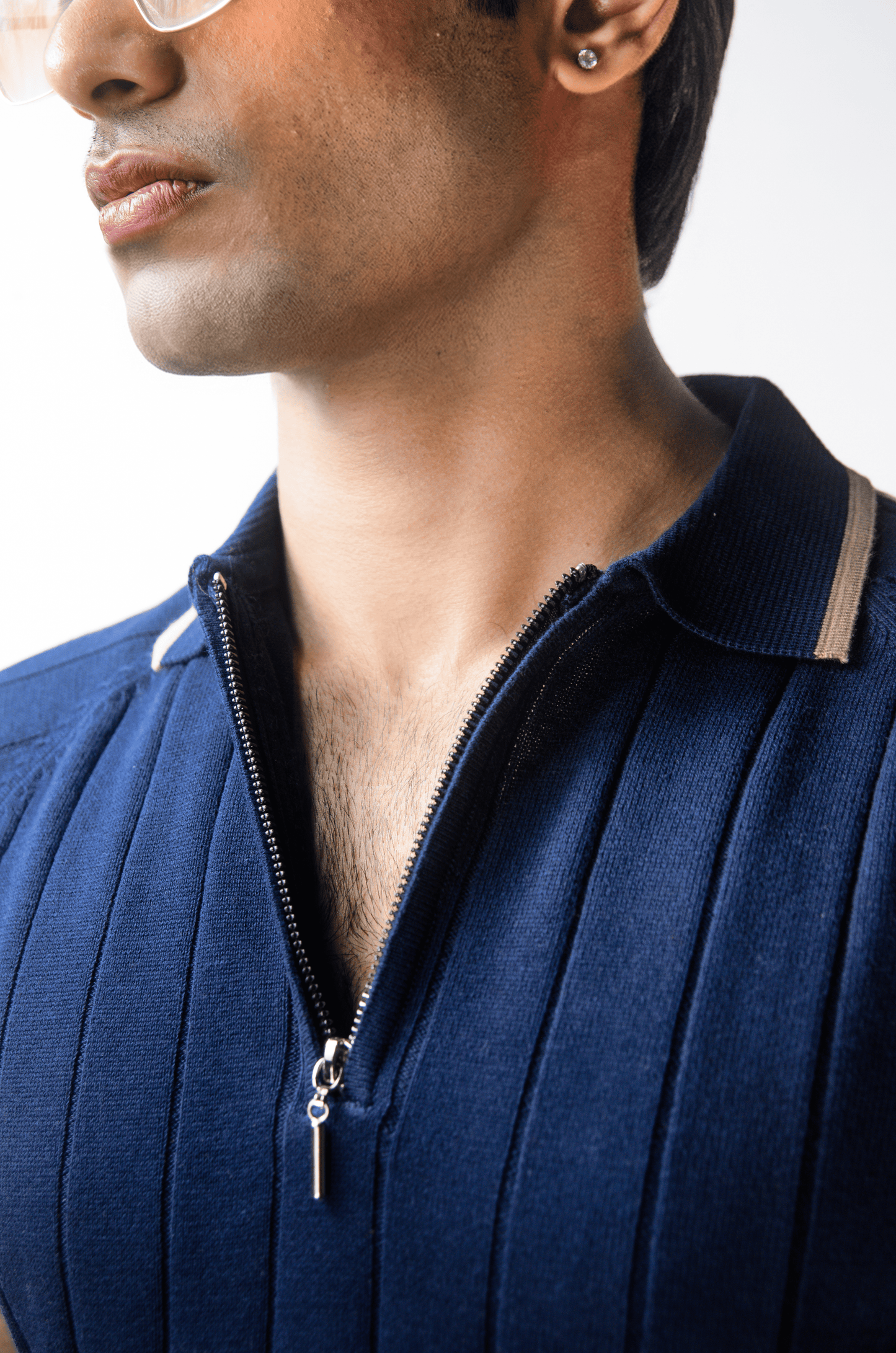 Clubline Textured Polo - NAVY