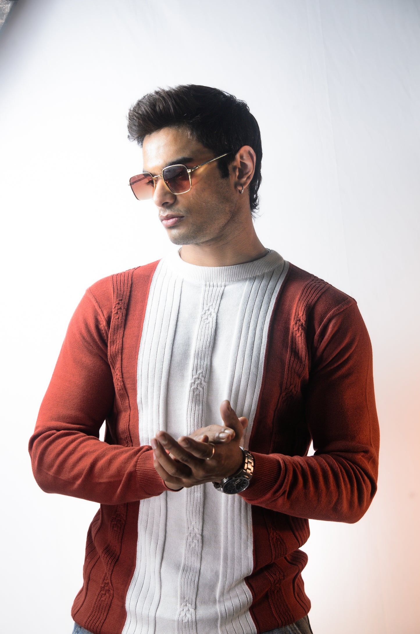 Verona Full Sleeve T-shirt Coral