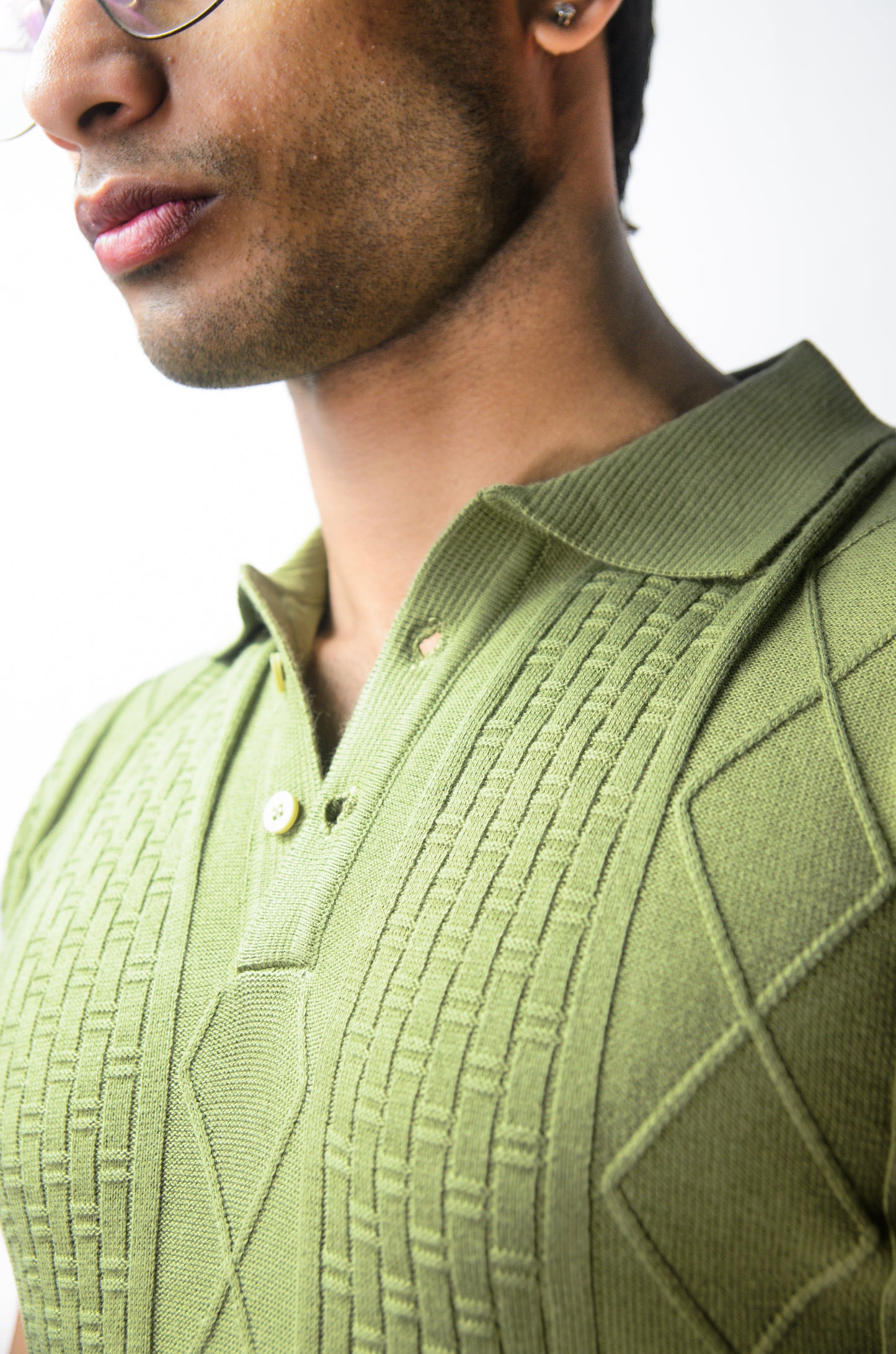 The Brookline Knit T-shirt - ESTATE GREEN