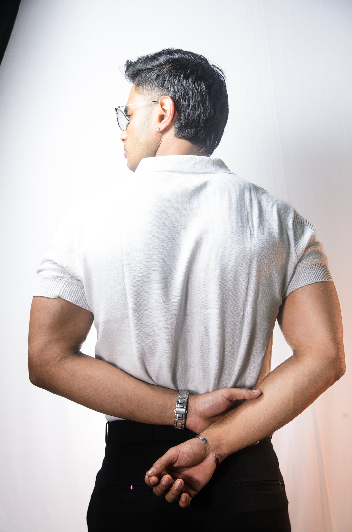 The Chelsea Knit T-Shirt - WHITE