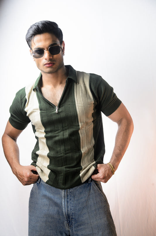 Bellagio Polo T-Shirt-BOTTLEGREEN