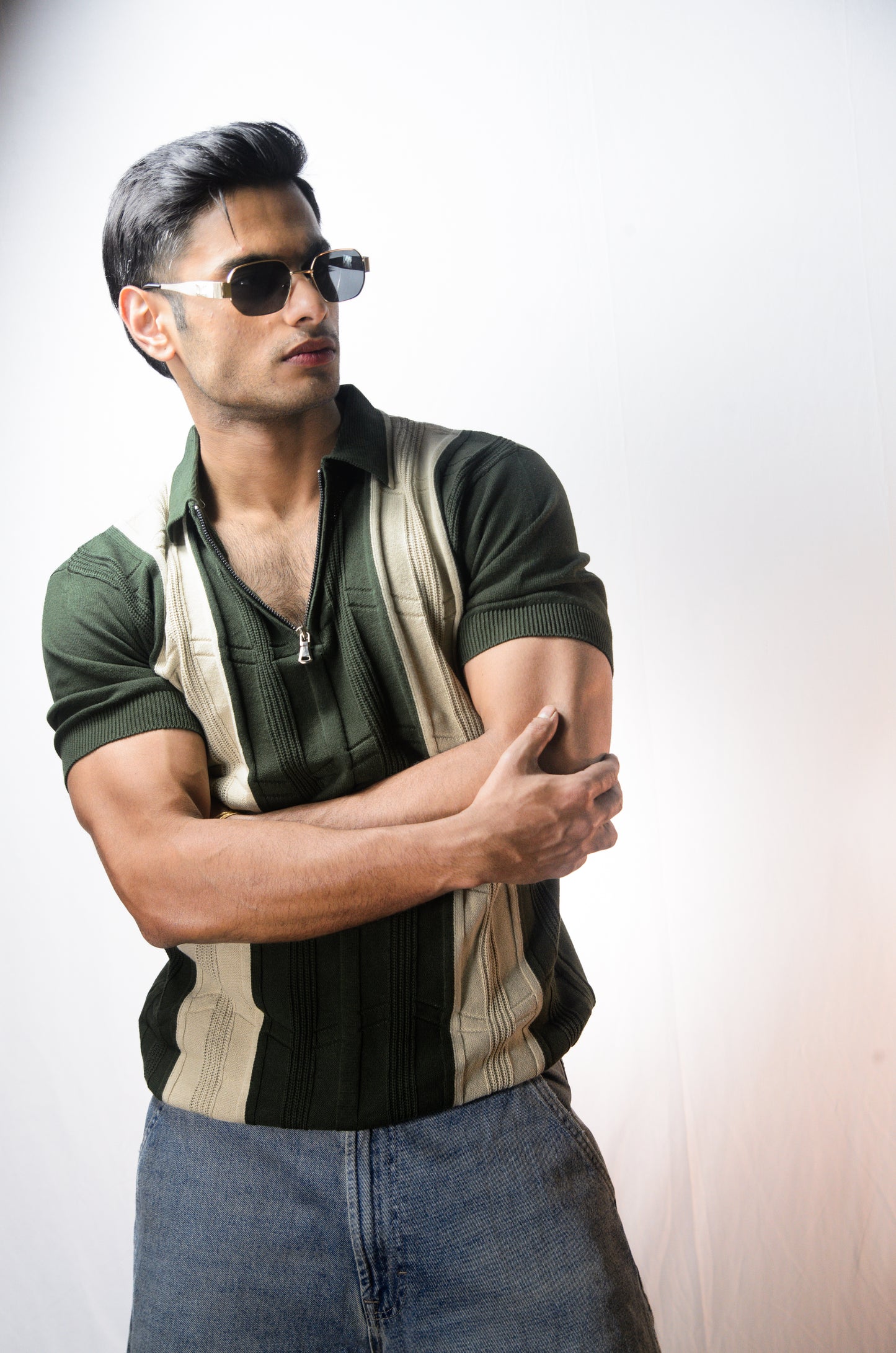 Bellagio Polo T-Shirt-BOTTLEGREEN