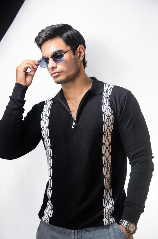 The Corleone Full Sleeve Tshirt - BLACK