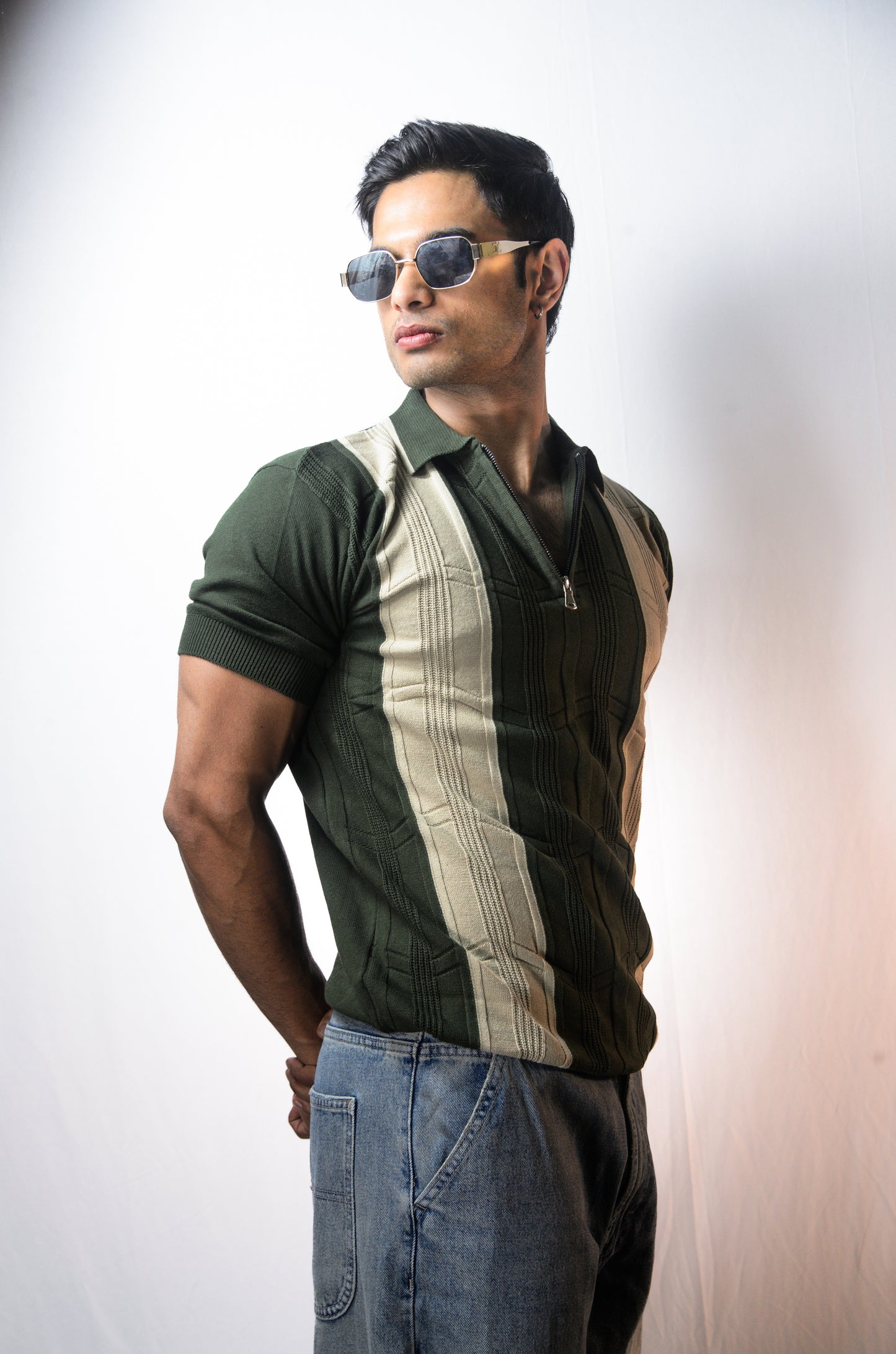Bellagio Polo T-Shirt-BOTTLEGREEN