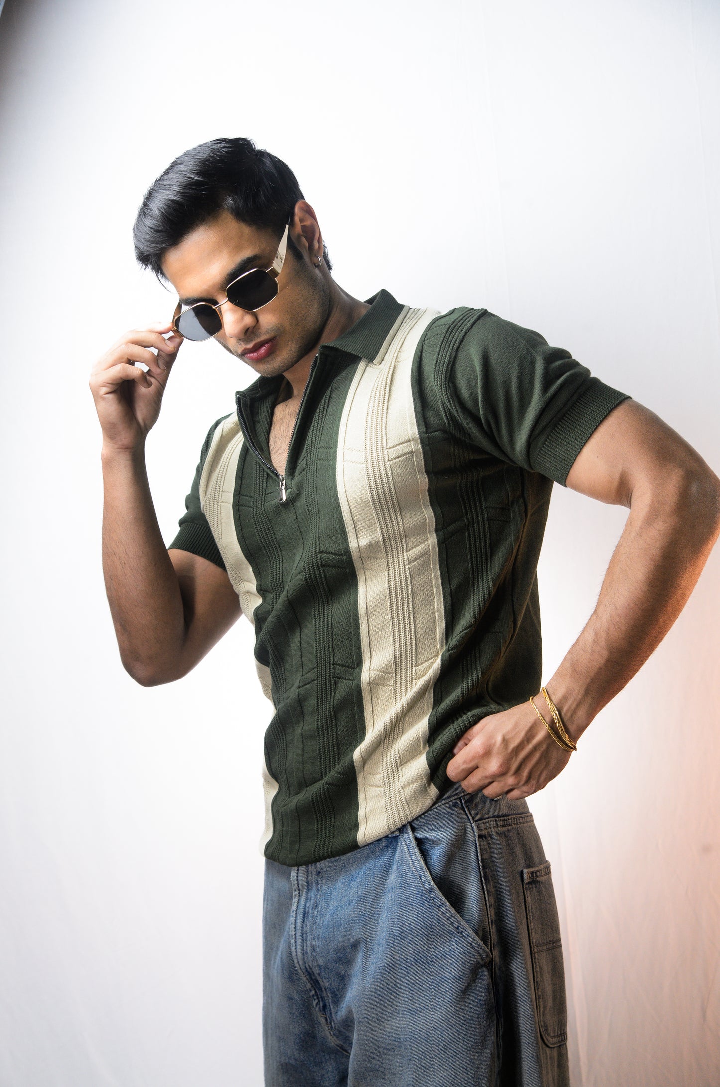 Bellagio Polo T-Shirt-BOTTLEGREEN