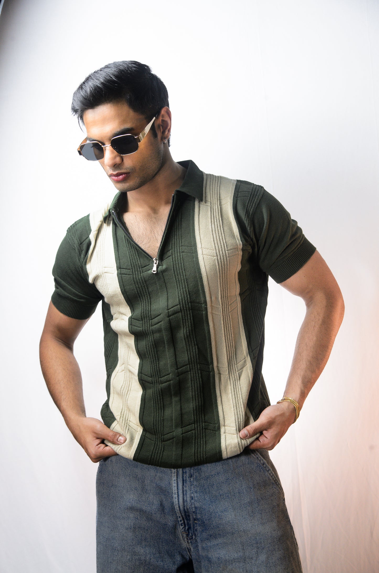 Bellagio Polo T-Shirt-BOTTLEGREEN