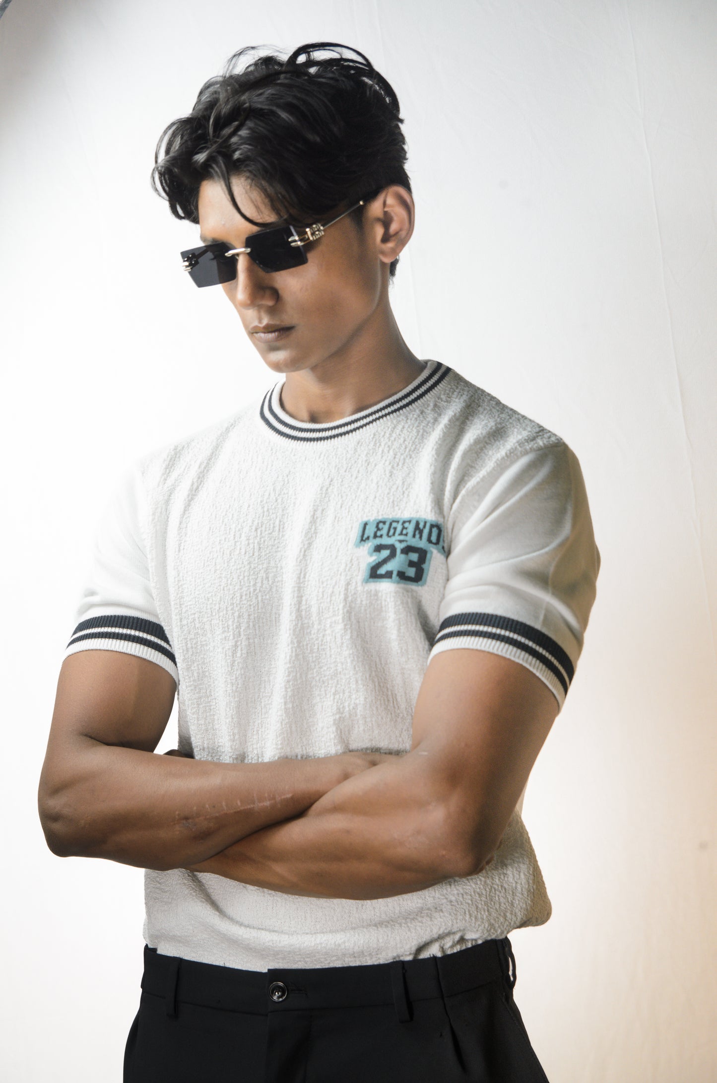 Towel Knit Legend T-Shirt - WHITE