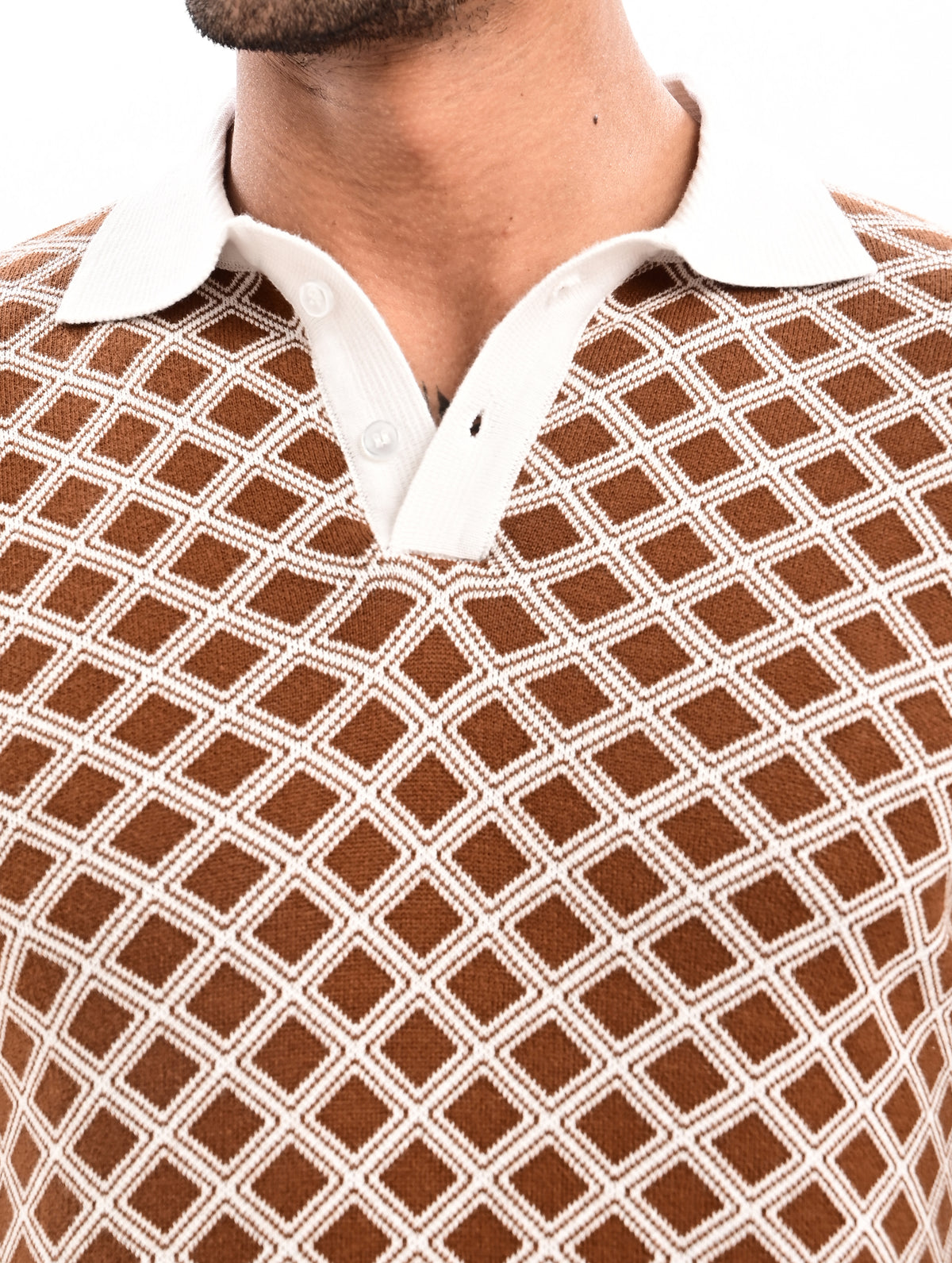 The Windsor Full Sleeve Polo - BROWN