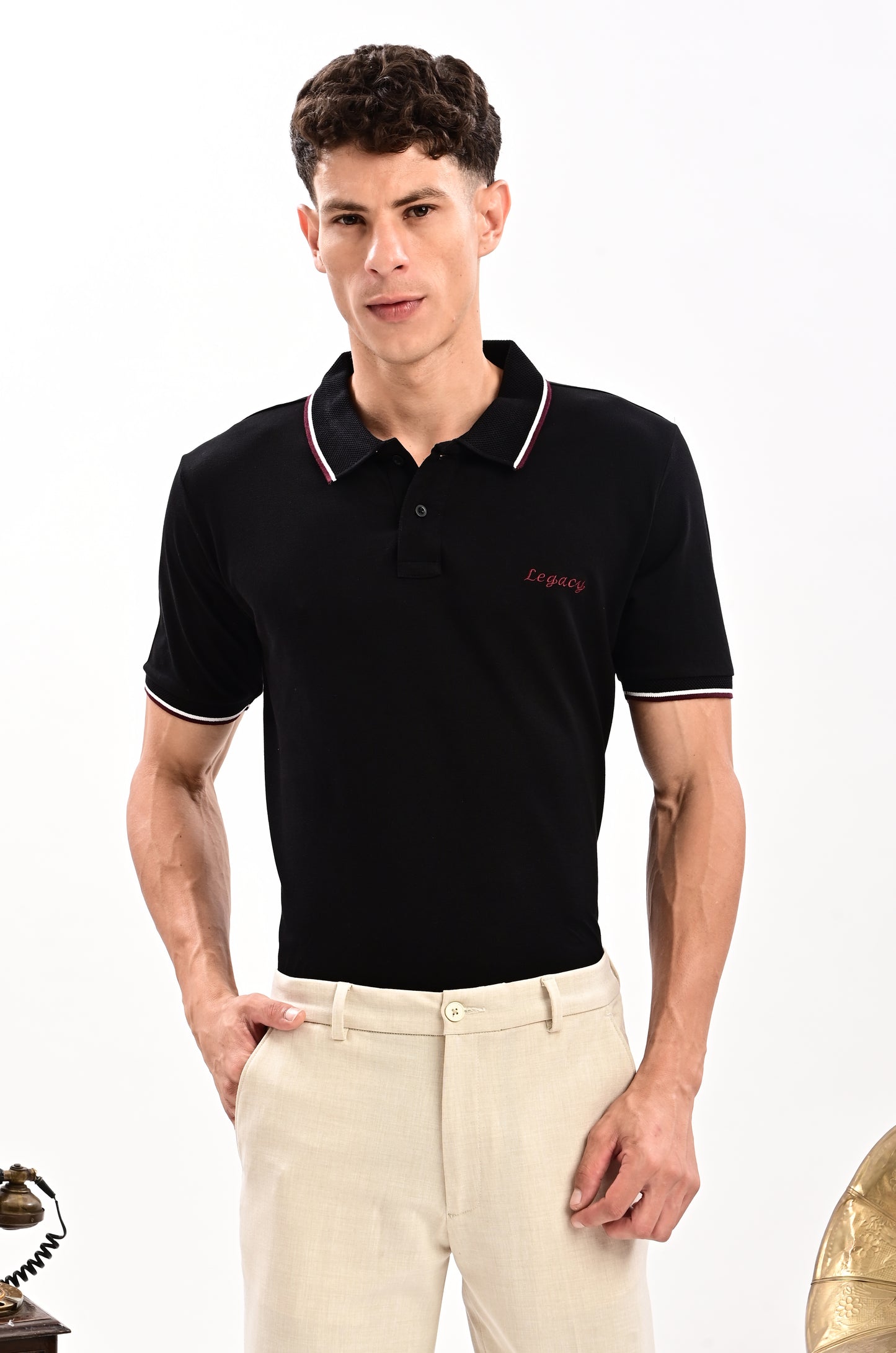The Signature Polo - BLACK