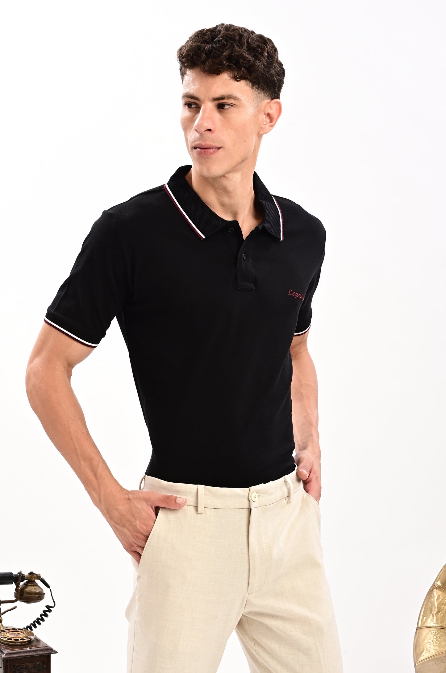 The Signature Polo - BLACK