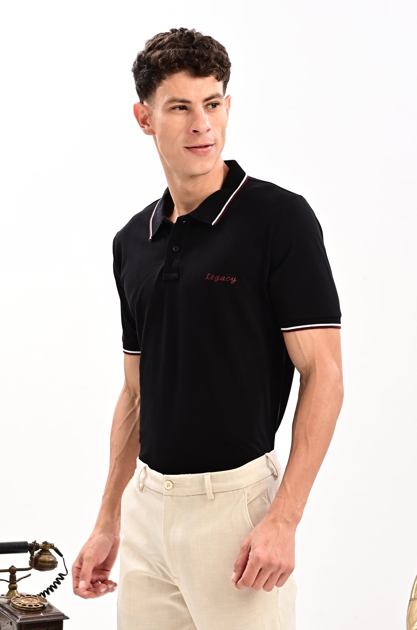 The Signature Polo - BLACK