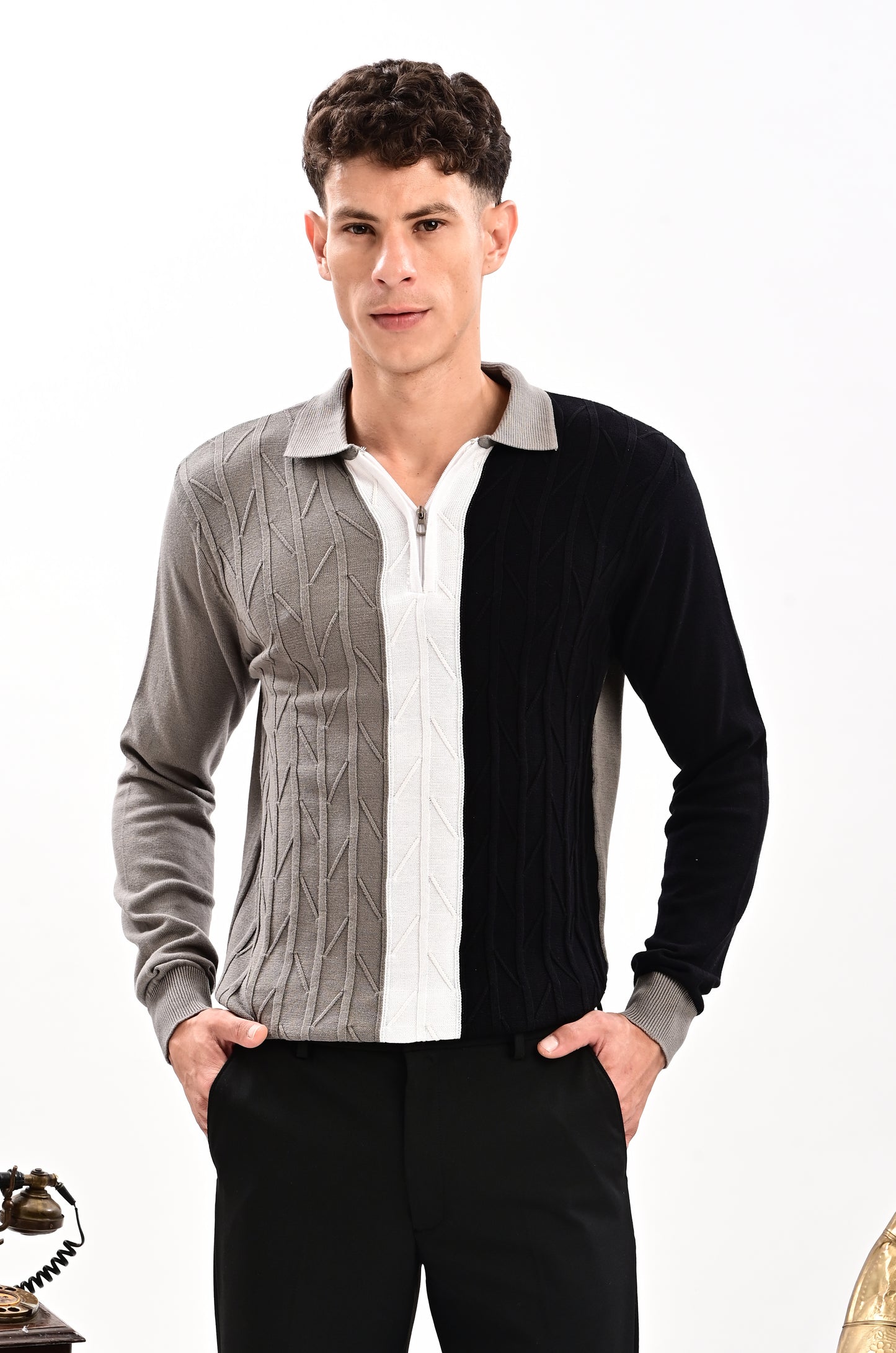 Estate Long Sleeve T-Shirt-BLACK